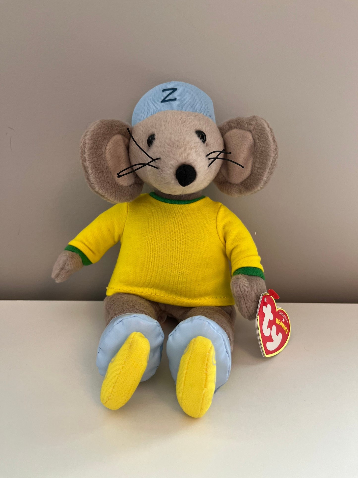 Ty Beanie Baby “Zoomer” the Adorable Mouse - UK Exclusive (8 inch)