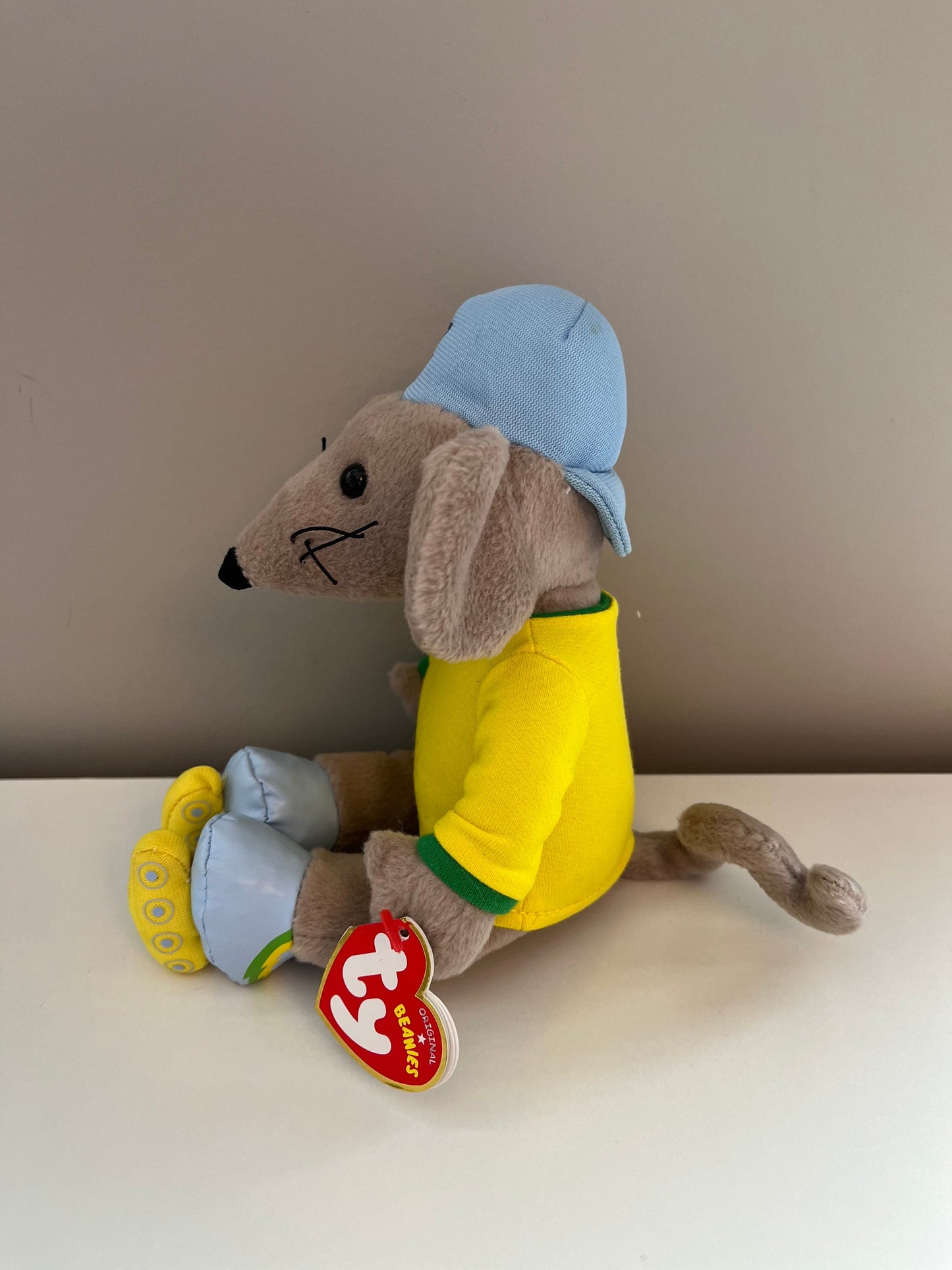 Ty Beanie Baby “Zoomer” the Adorable Mouse - UK Exclusive (8 inch)