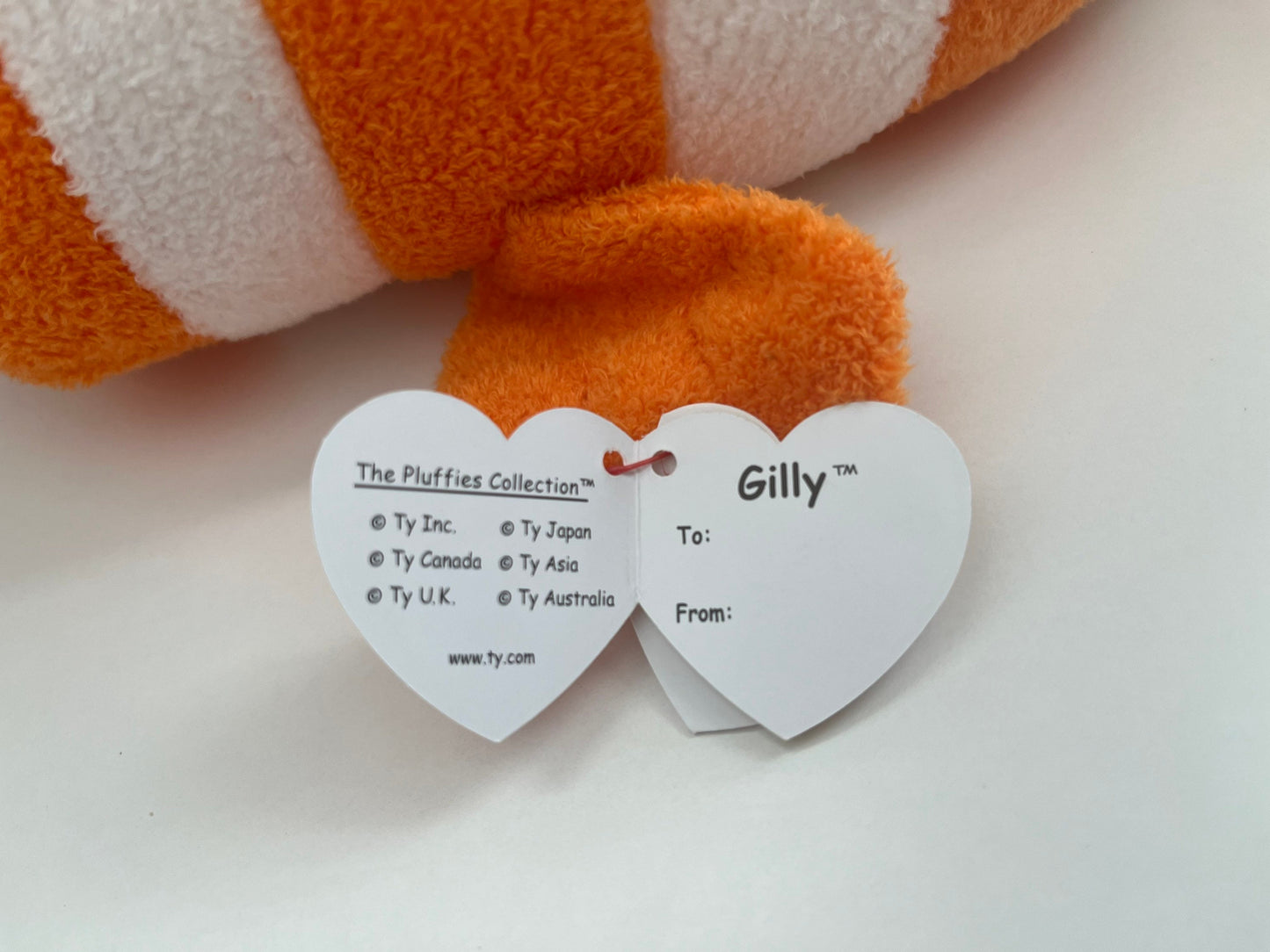 TY Pluffies Collection “Gilly” the Clownfish (9 inch)