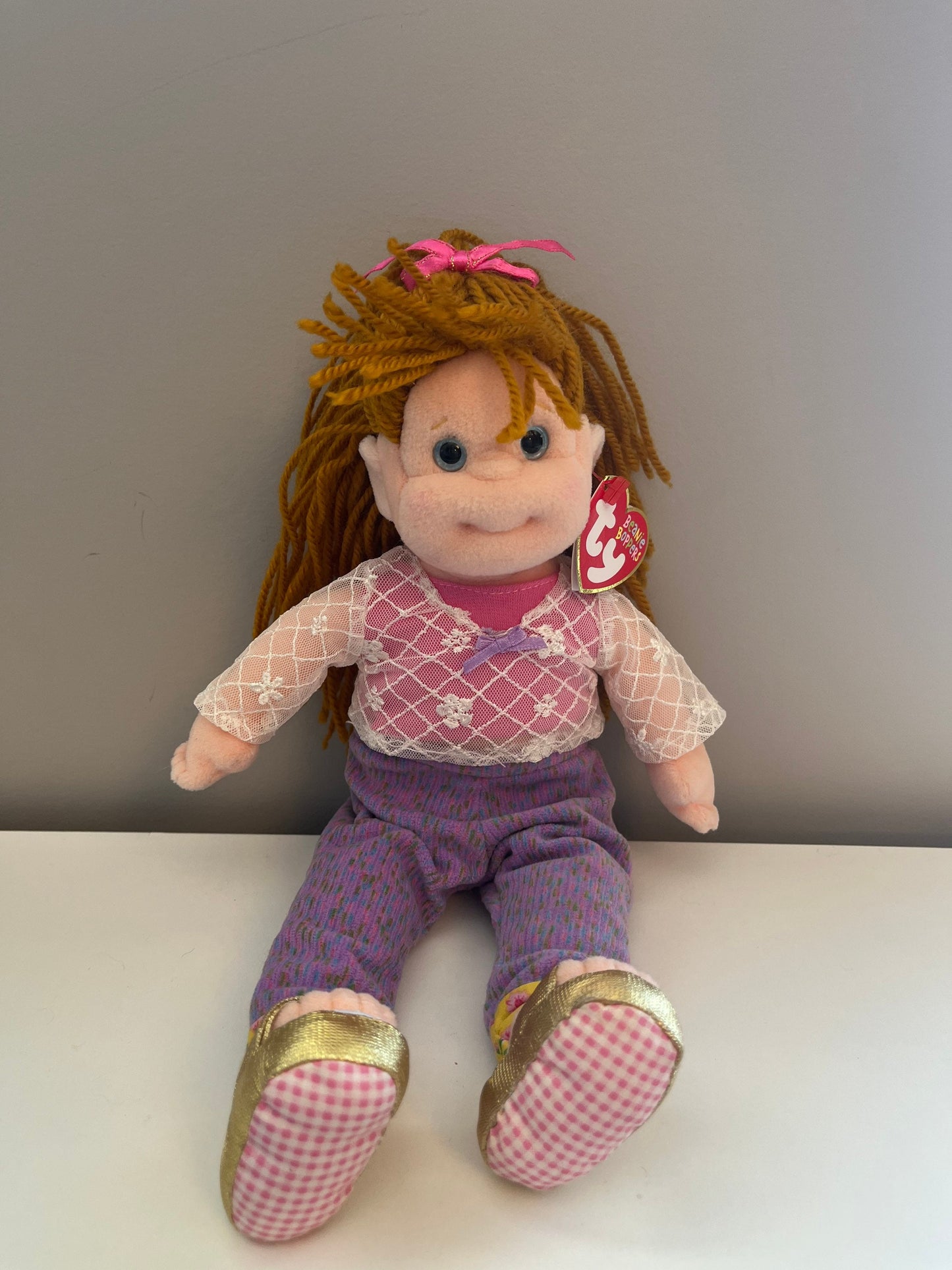 Ty Beanie Bopper “Rockin Rosie” the Beanie Kid / Bopper / Doll (12 inch)