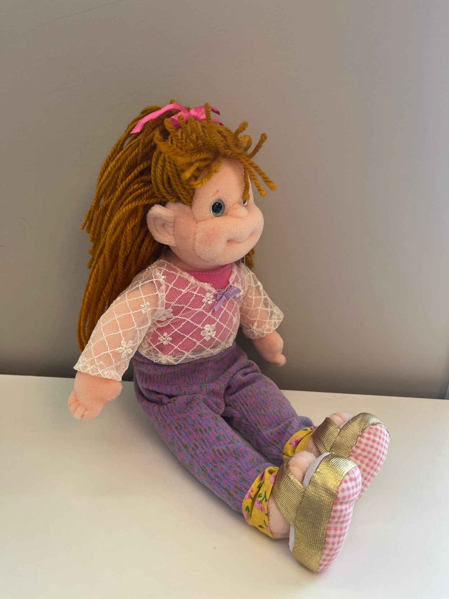 Ty Beanie Bopper “Rockin Rosie” the Beanie Kid / Bopper / Doll (12 inch)