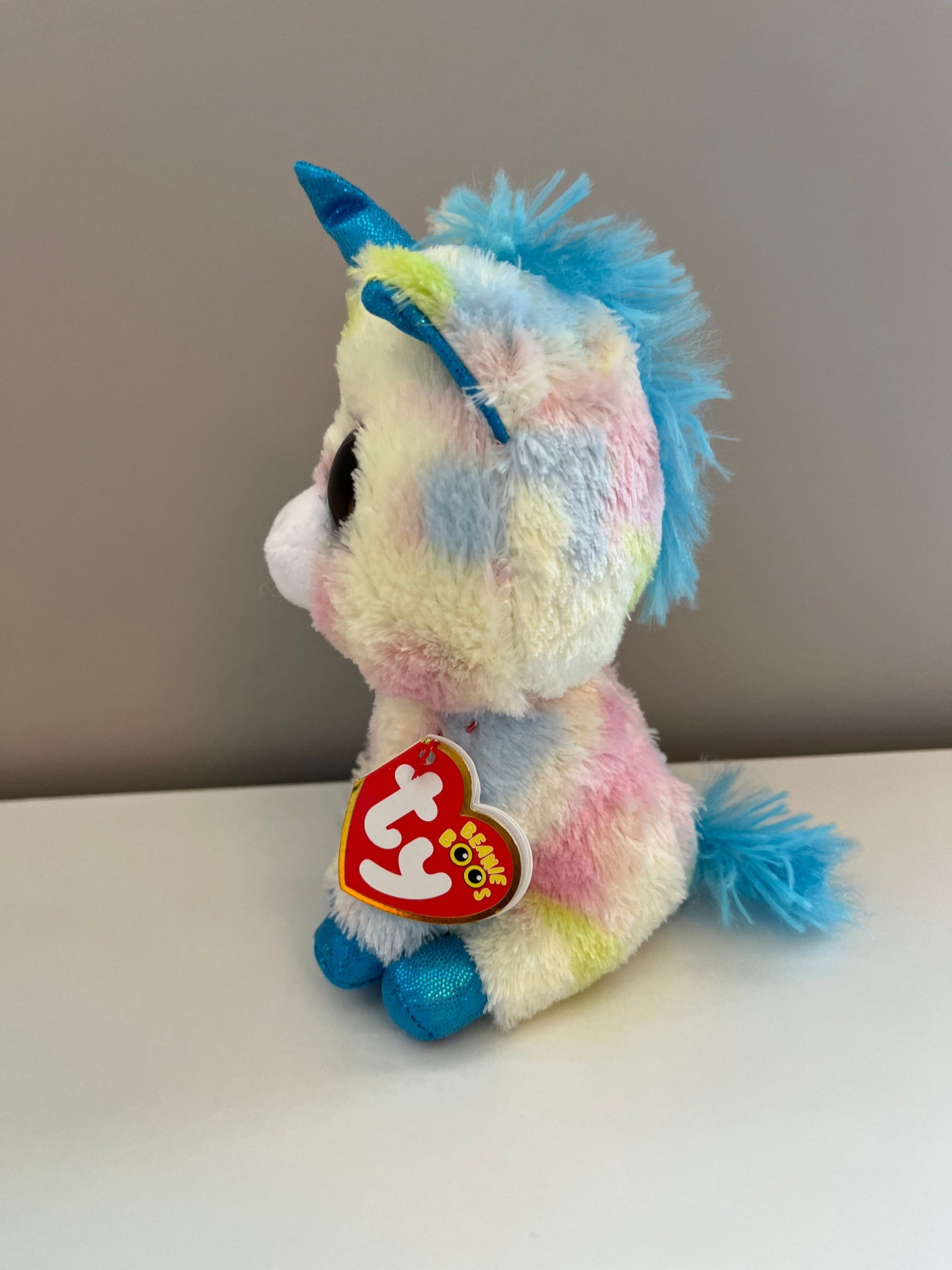 Ty Beanie Boo “Blitz” the Multi Coloured Unicorn (6 inch)