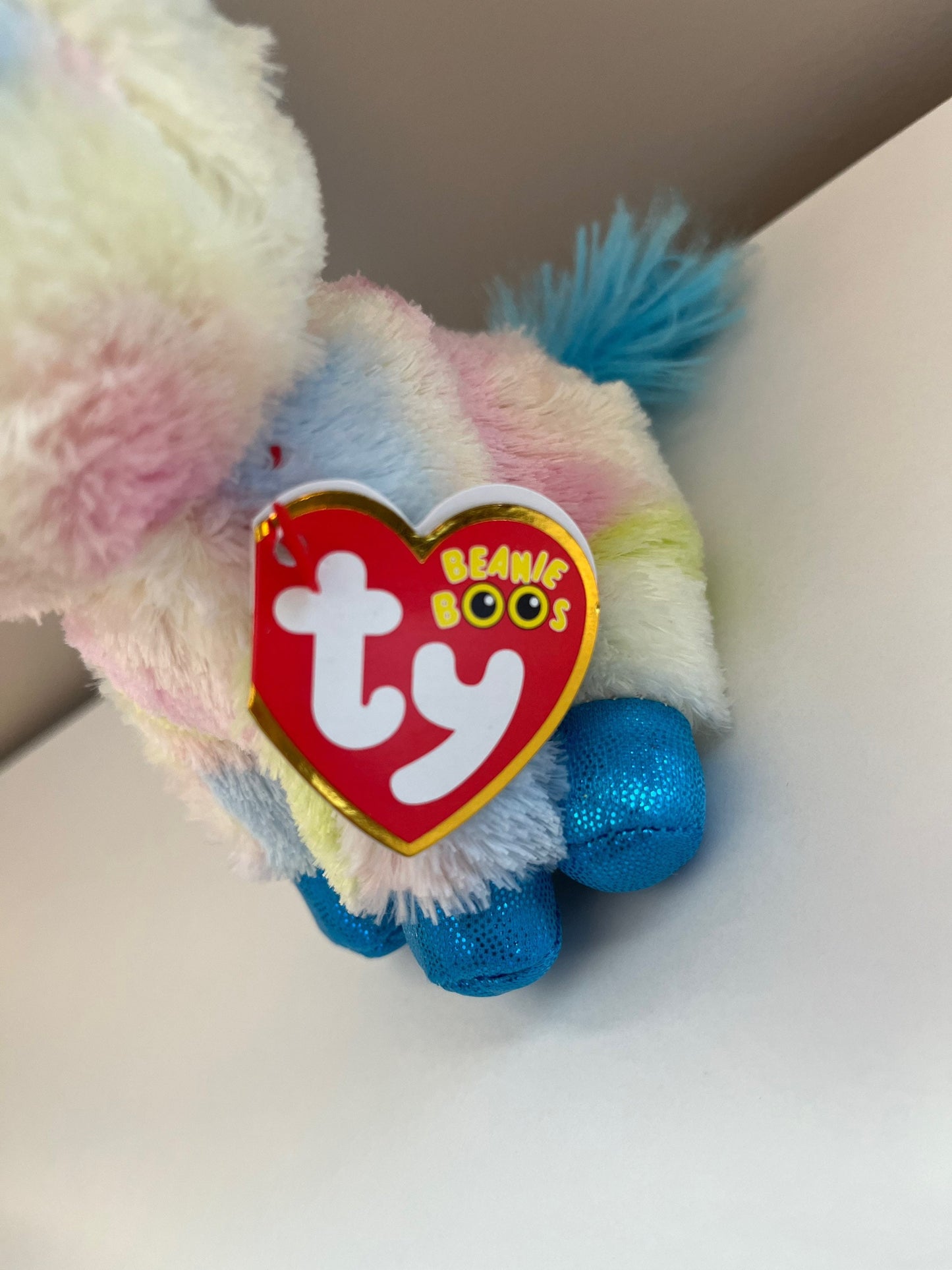 Ty Beanie Boo “Blitz” the Multi Coloured Unicorn (6 inch)