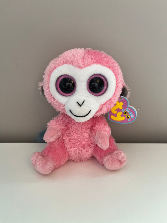 Ty Beanie Boo “Sherbet” the Pink Monkey - UK Exclusive *Rare* (6 inch)