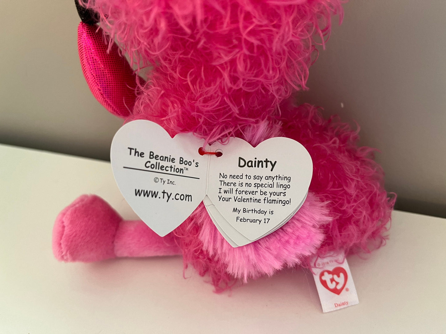 TY Beanie Boo “Dainty” the Flamingo (6 inch)