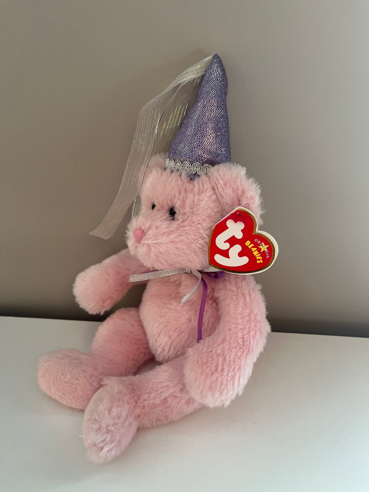 Ty Beanie Baby “Mary” the Pink Princess Bear! Vedes Germany Exclusive! (10 inch)