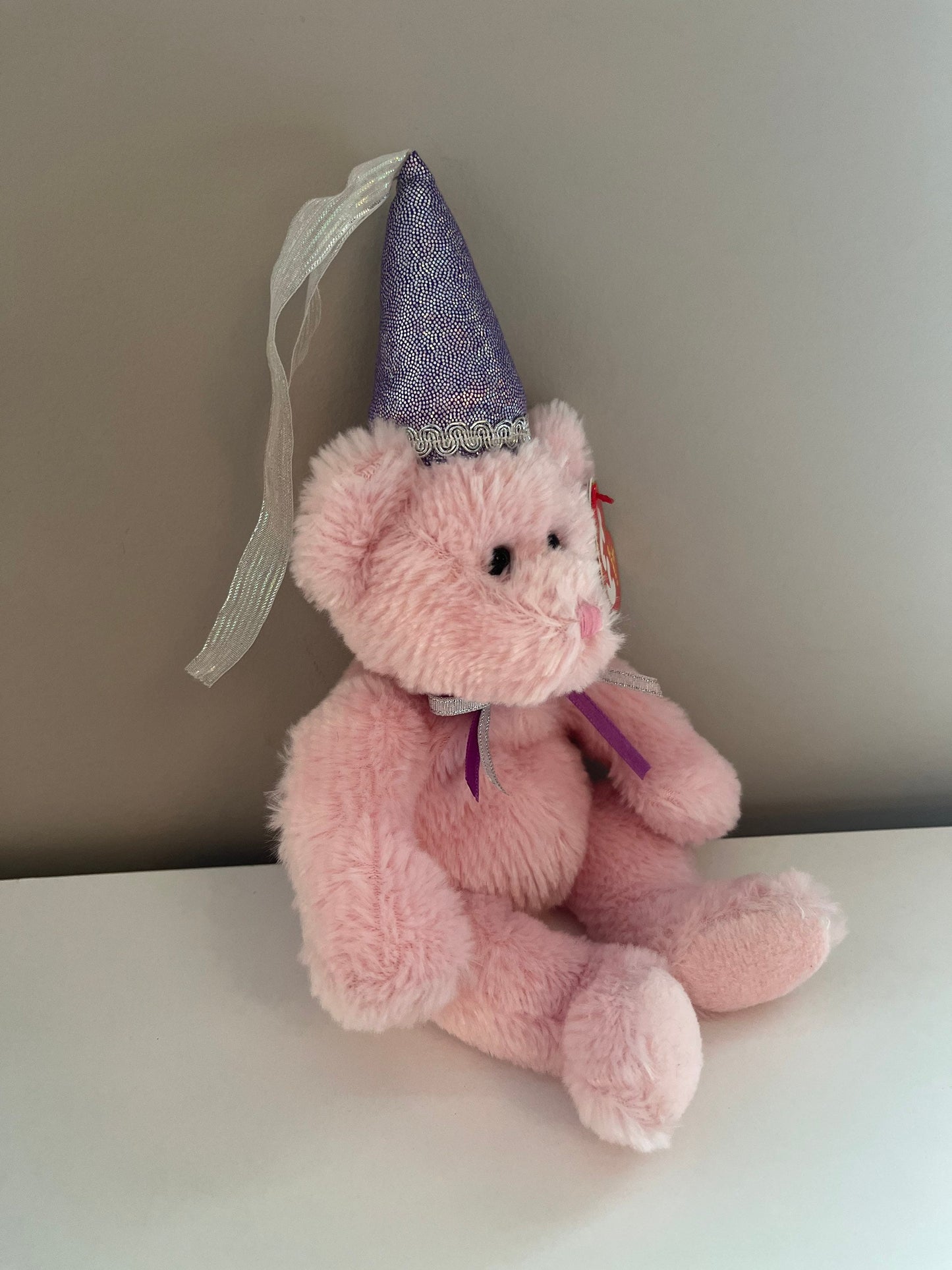 Ty Beanie Baby “Mary” the Pink Princess Bear! Vedes Germany Exclusive! (10 inch)