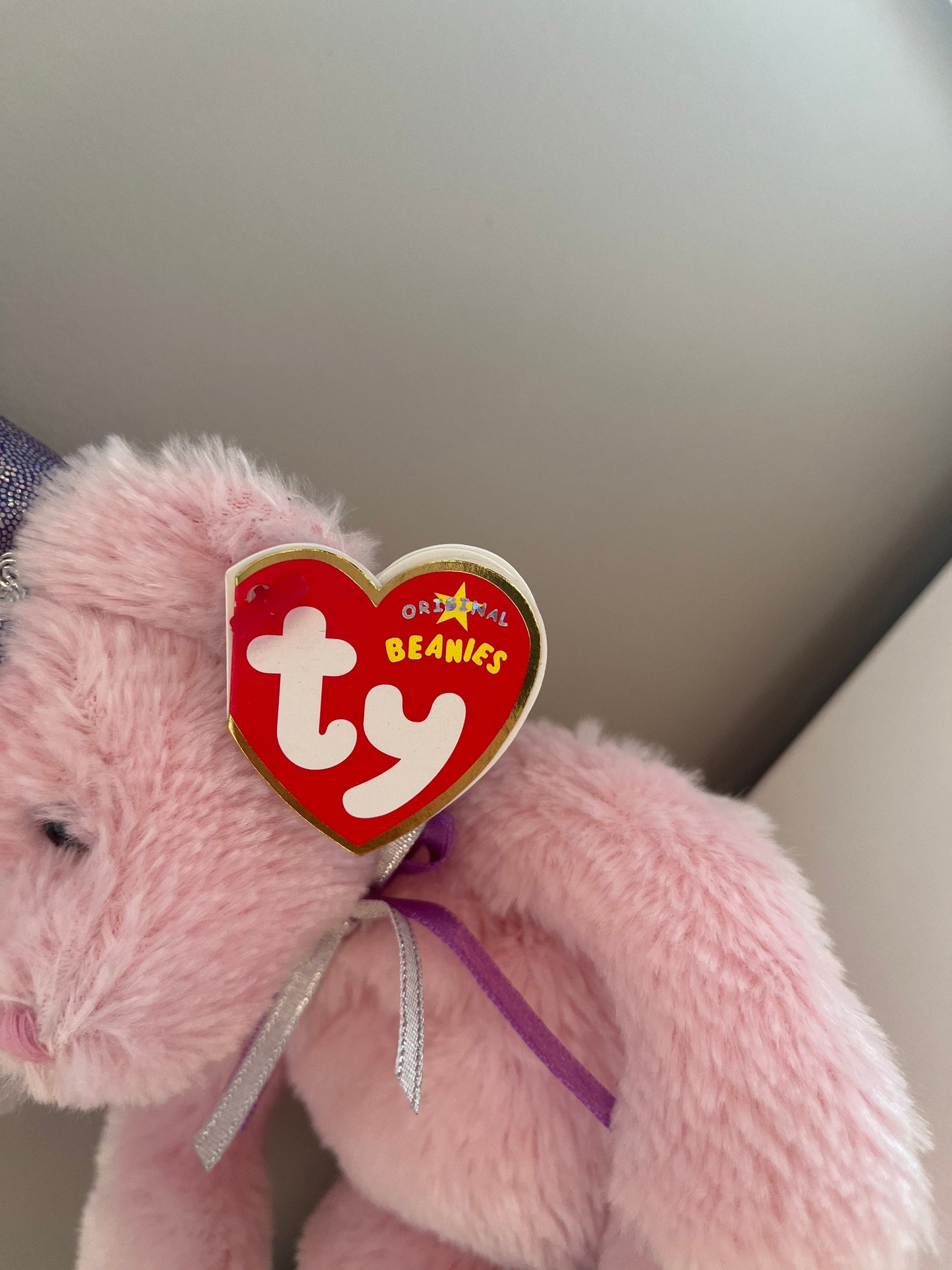 Ty Beanie Baby “Mary” the Pink Princess Bear! Vedes Germany Exclusive! (10 inch)