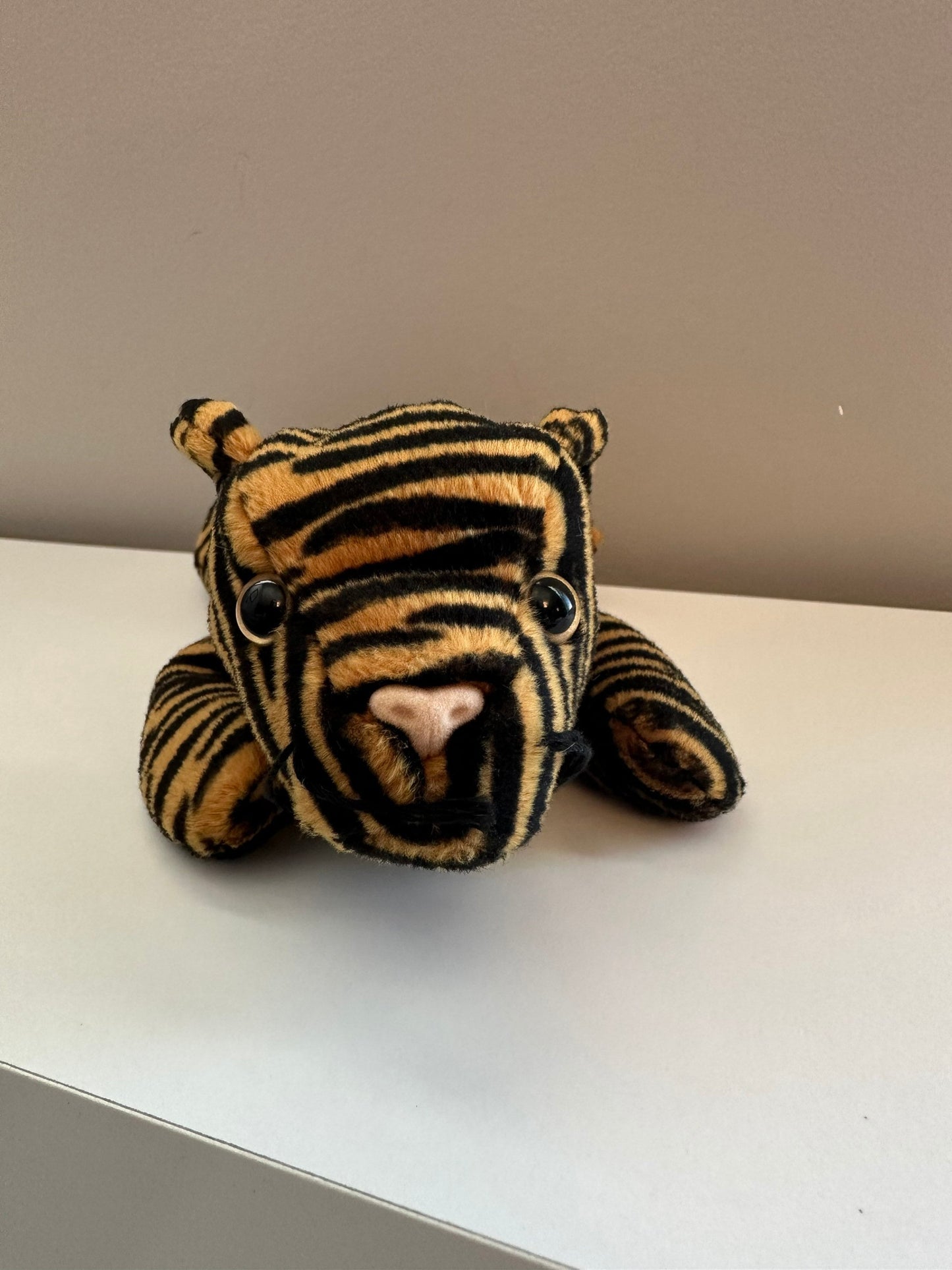 Ty 3rd Generation Beanie Baby “Stripes” the Tiger - No Hang Tag! (8.5 inch)