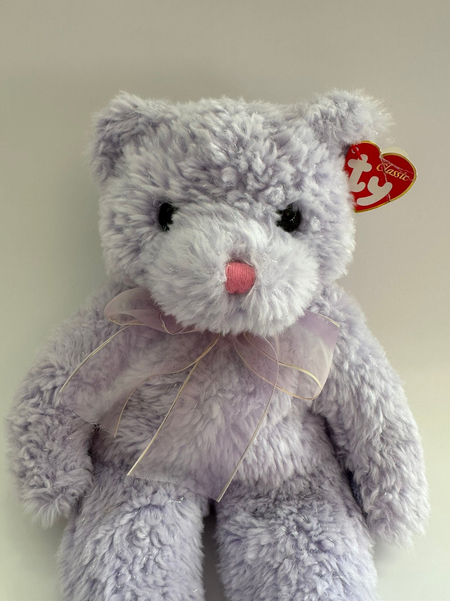 Ty Classics Collection “Lilac” the Purple Bear - Creased Tag (12 inch)