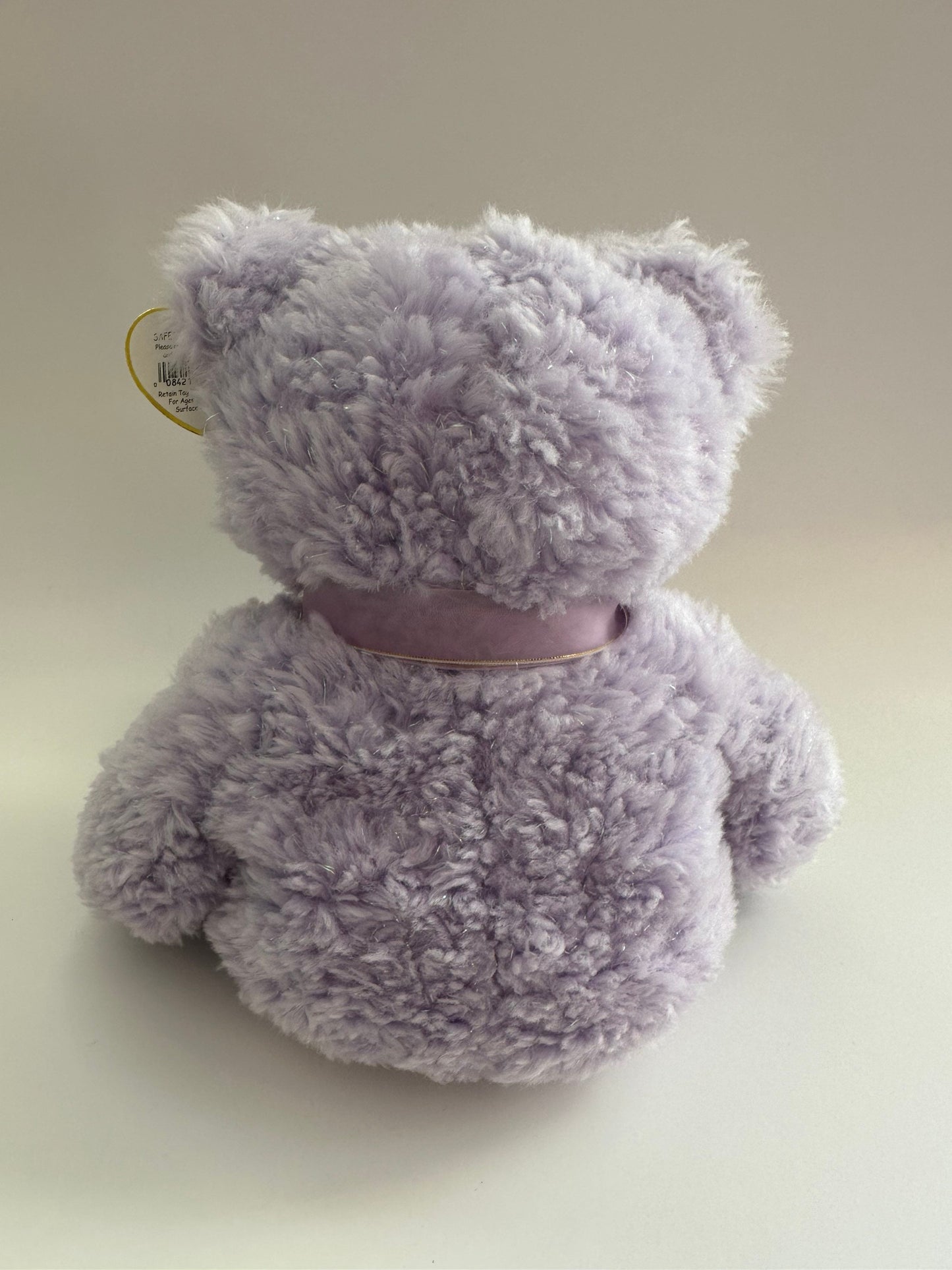 Ty Classics Collection “Lilac” the Purple Bear - Creased Tag (12 inch)