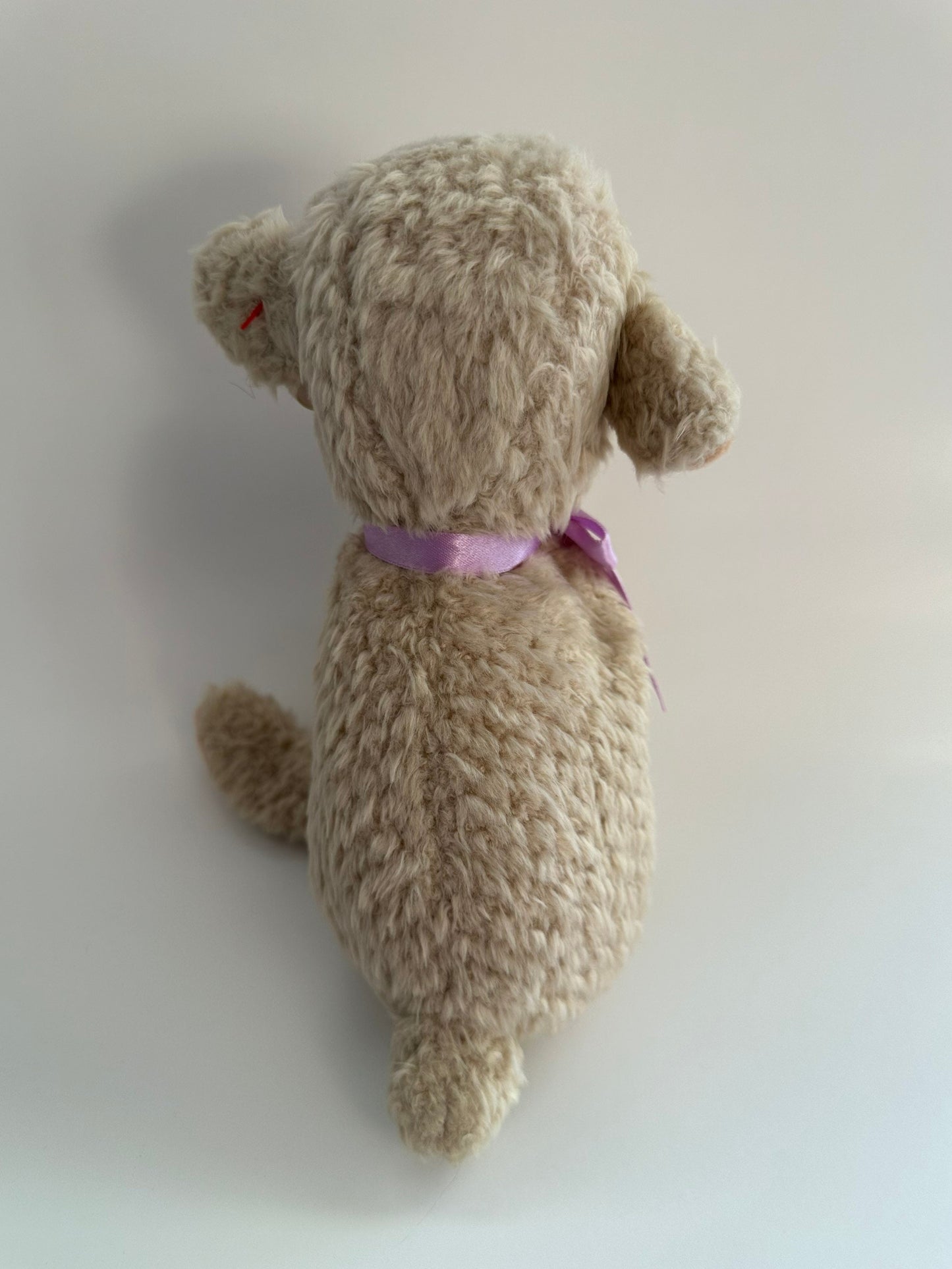 Ty Classics Collection “Lovie” the Adorable Lamb with Purple Bow (10 inch)