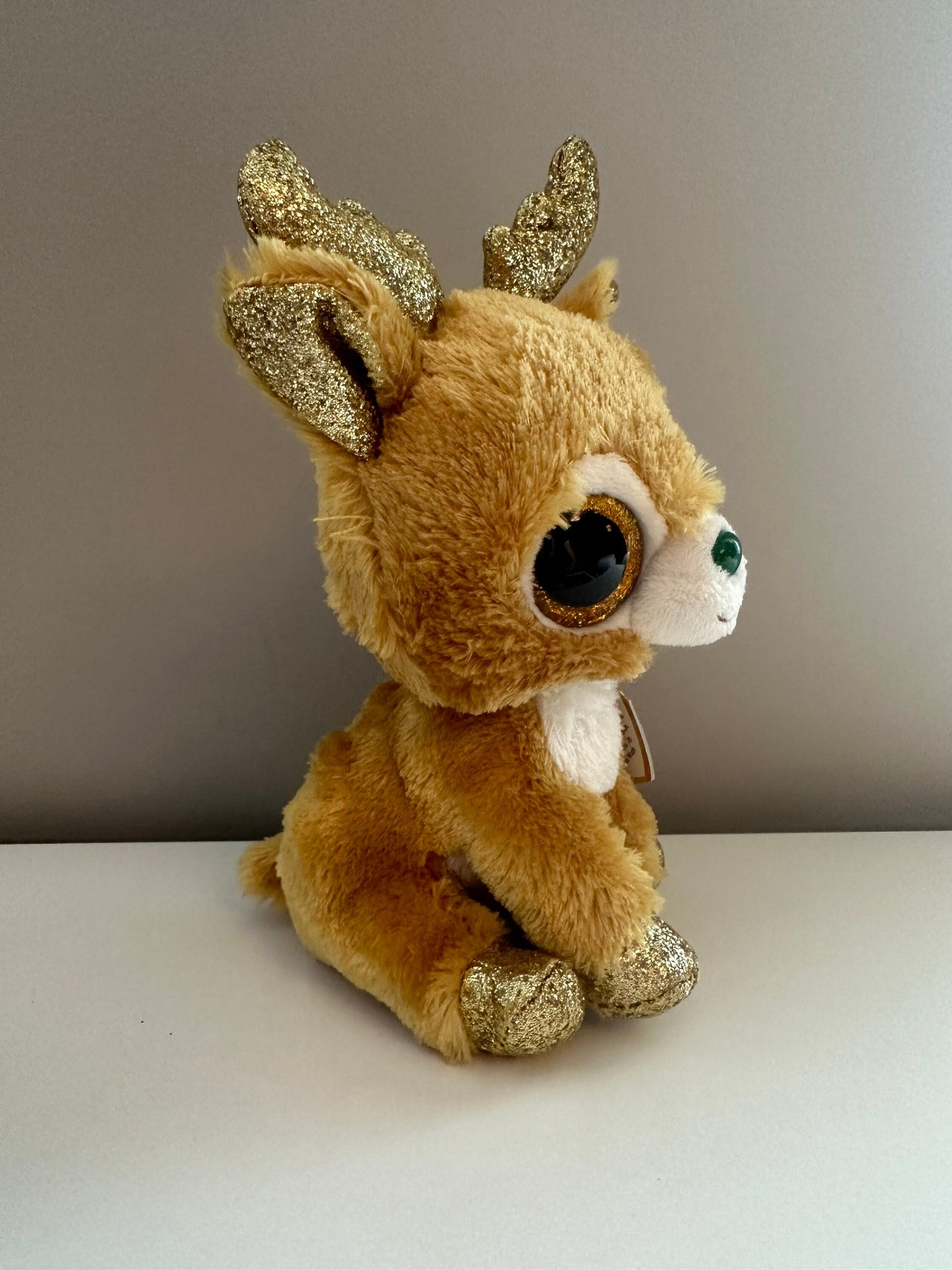 TY Beanie Boo “Glitzy” the Holiday Reindeer (6 inch)