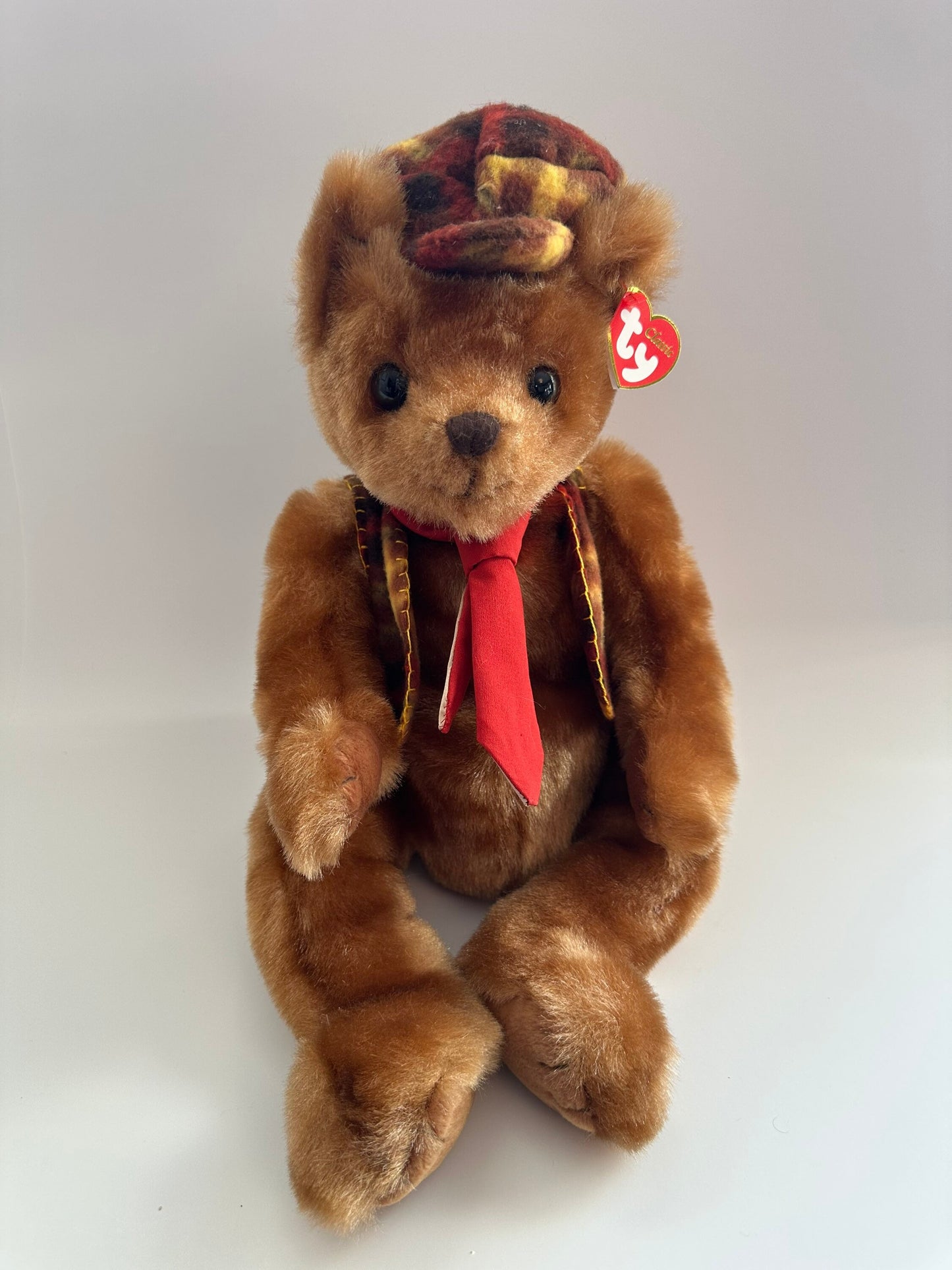 Ty Classics Collection “Yesterbear” the Adorable Teddy Bear Dressed Up! (13 inch)