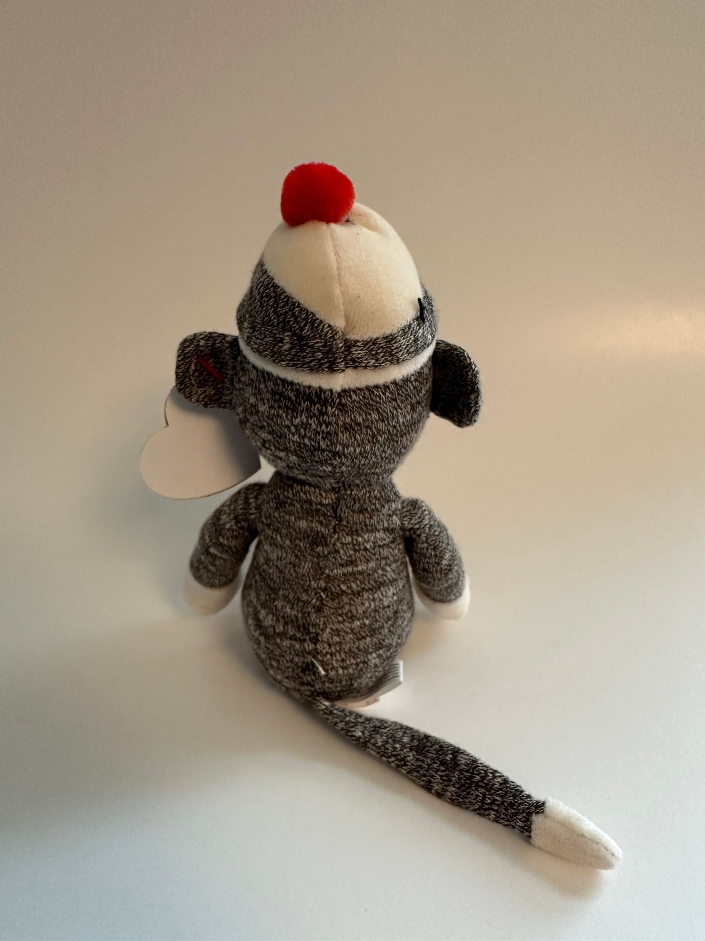 Ty Beanie Baby “Socks” the Gray Sock Monkey (8.5 inch)