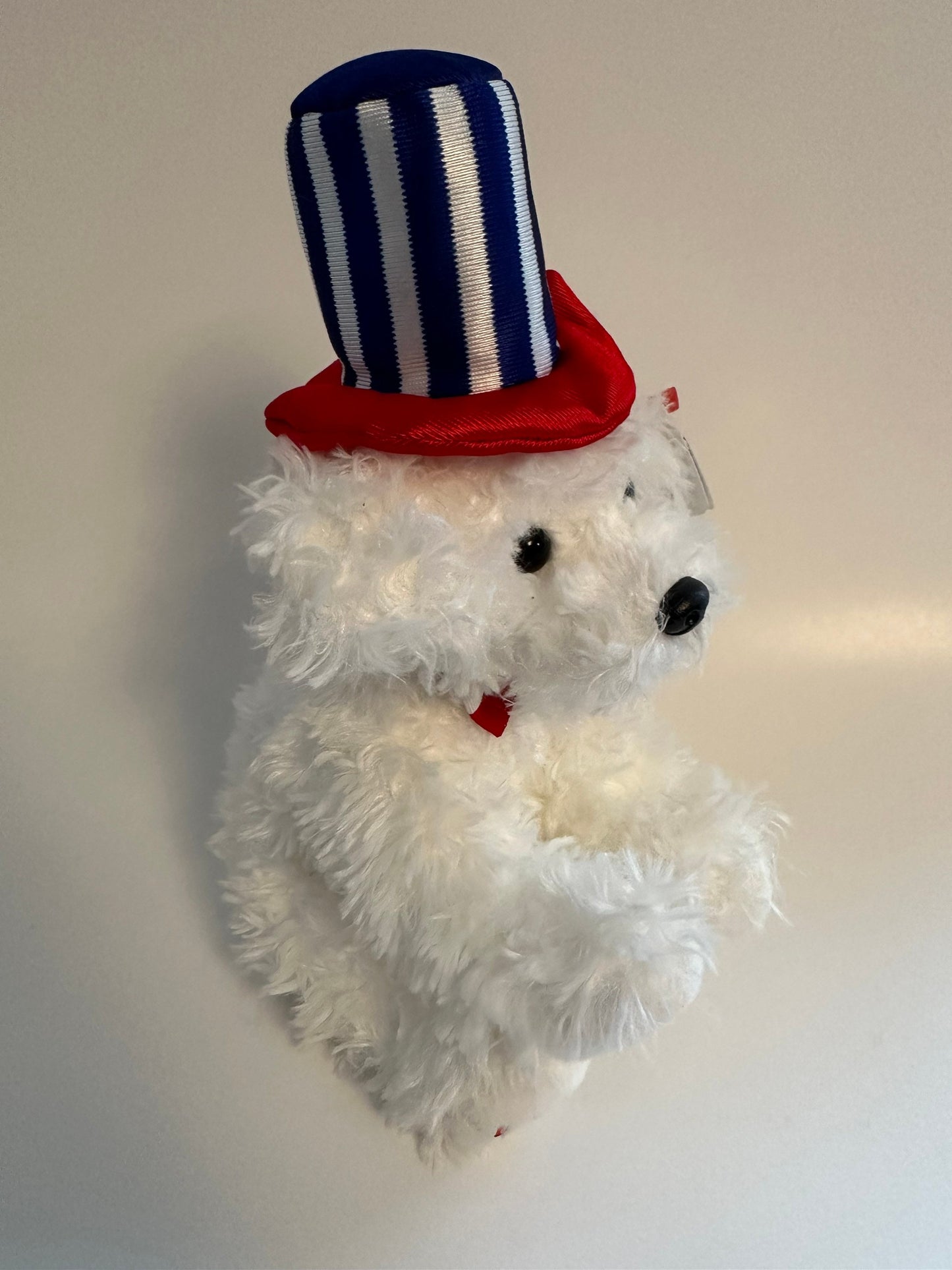 Ty Beanie Buddy “First Dog” the USA Dog wearing Top Hat! (13 inch)