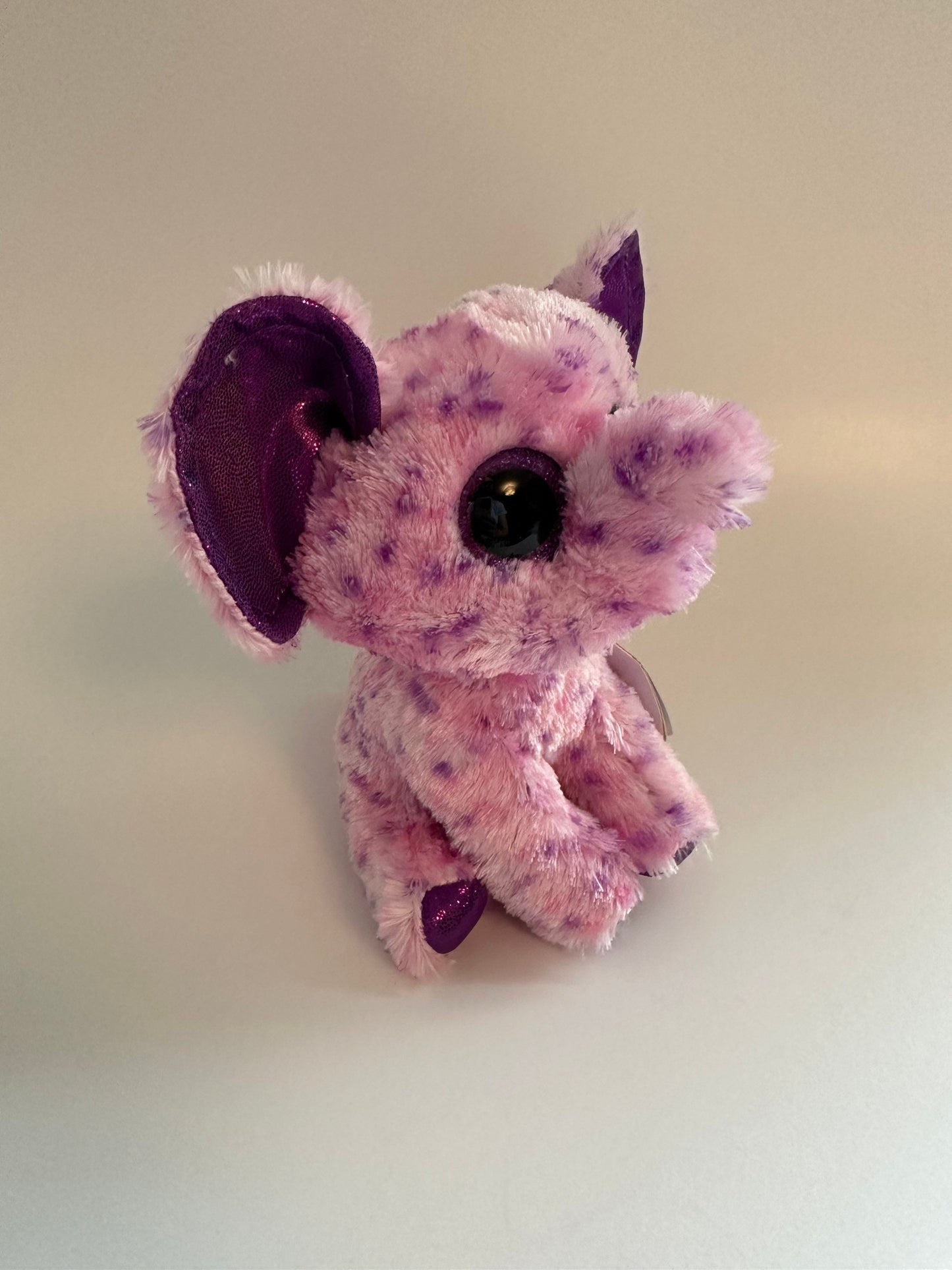 Ty Beanie Boo “Eva” the Adorable Purple Elephant (6 inch)