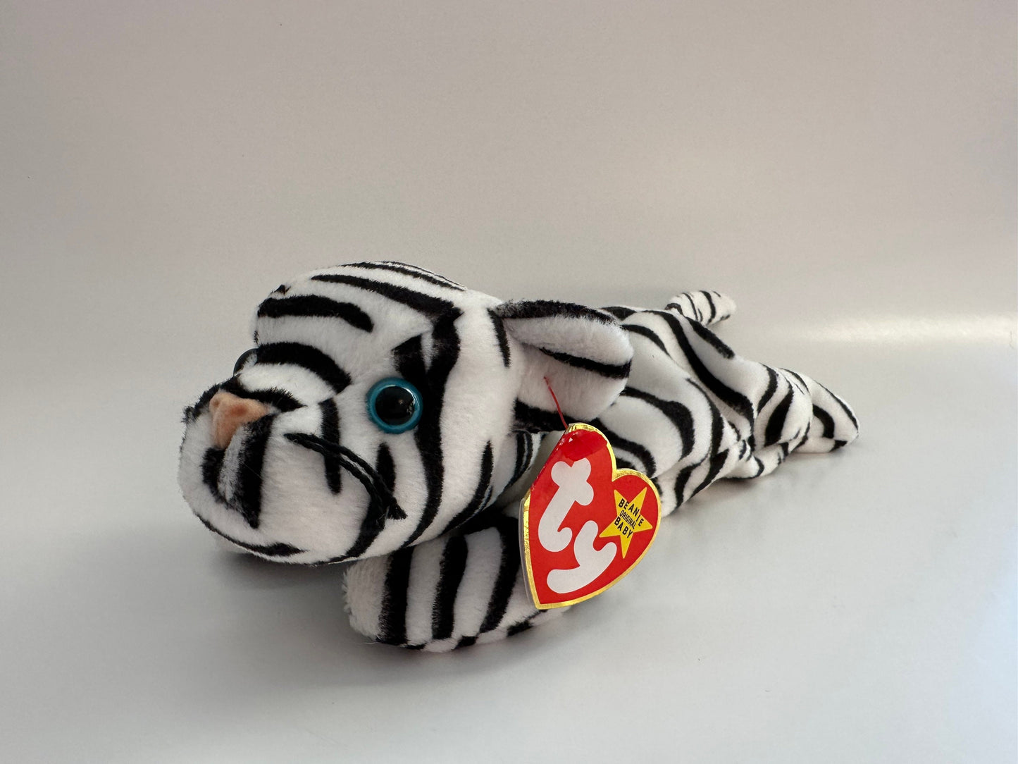 Ty Beanie Baby “Blizzard” the White Tiger (8.5 inch)