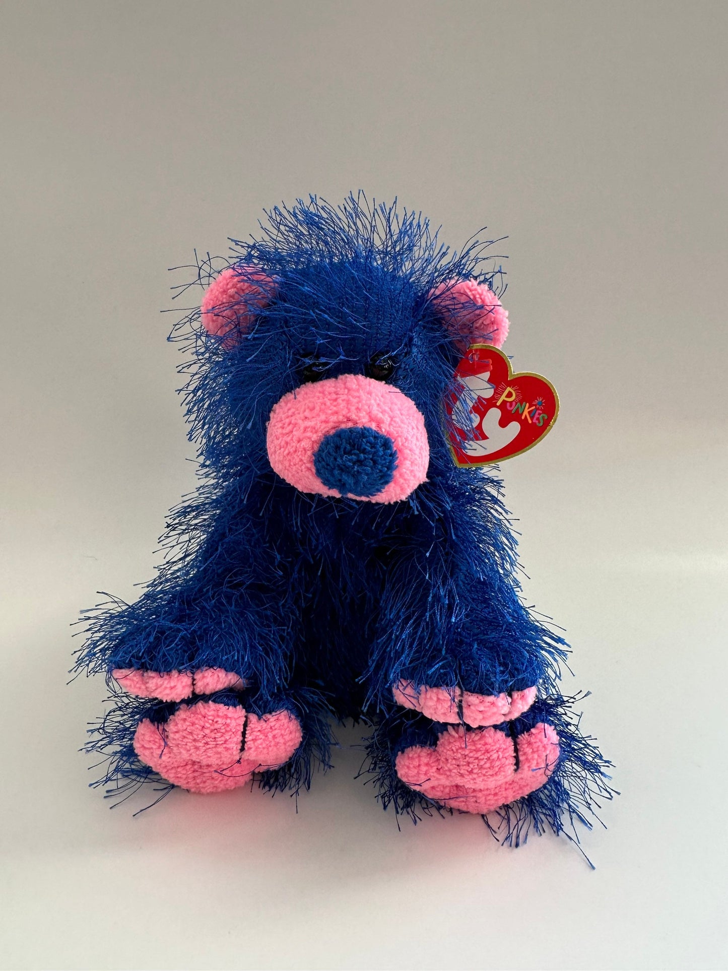 Ty Punkie “Zapp” the Blue Shaggy Bear! (7 inch)