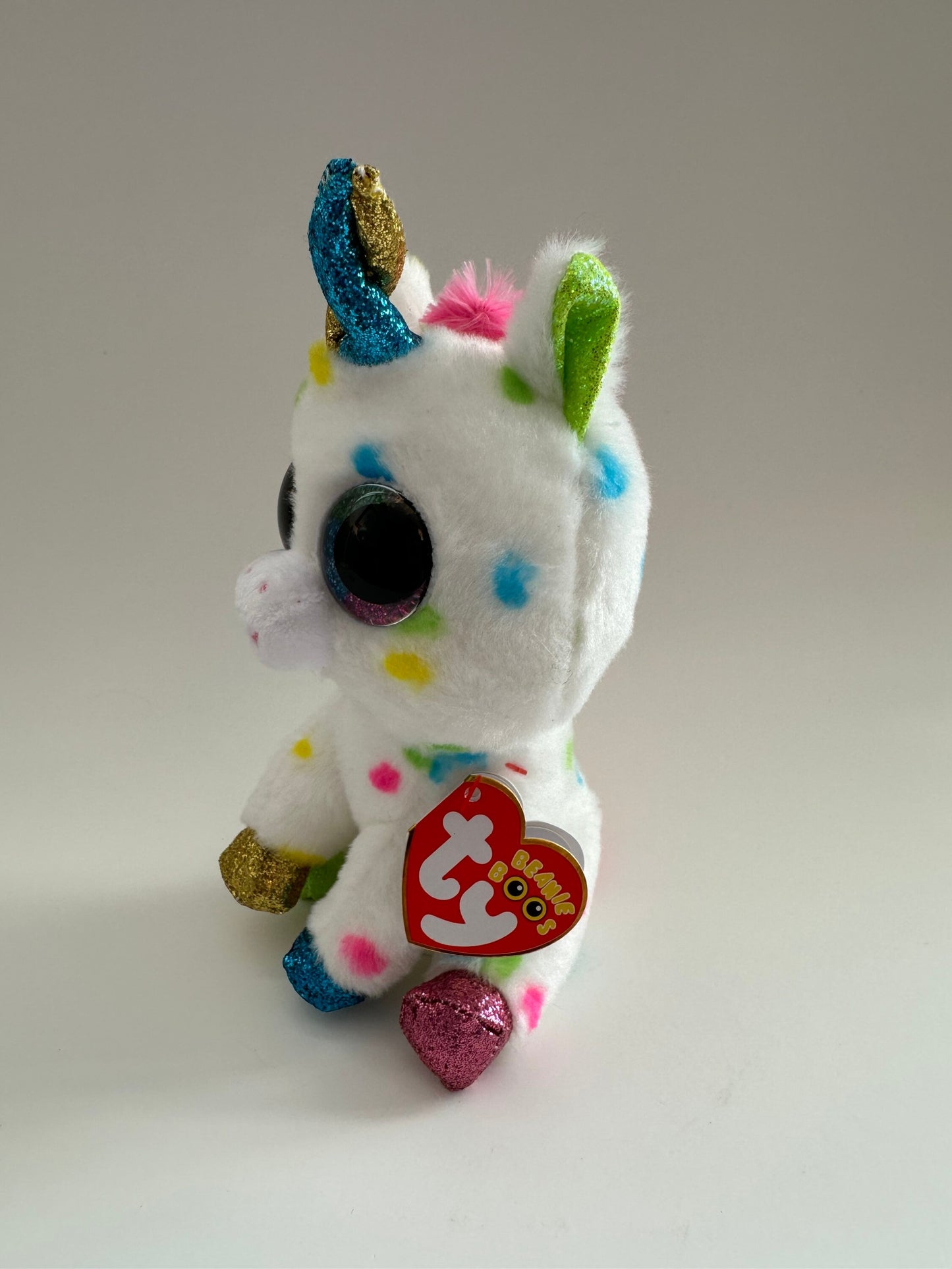 Ty Beanie Boo “Harmonie” the Polka Dotted Unicorn (6 inch)