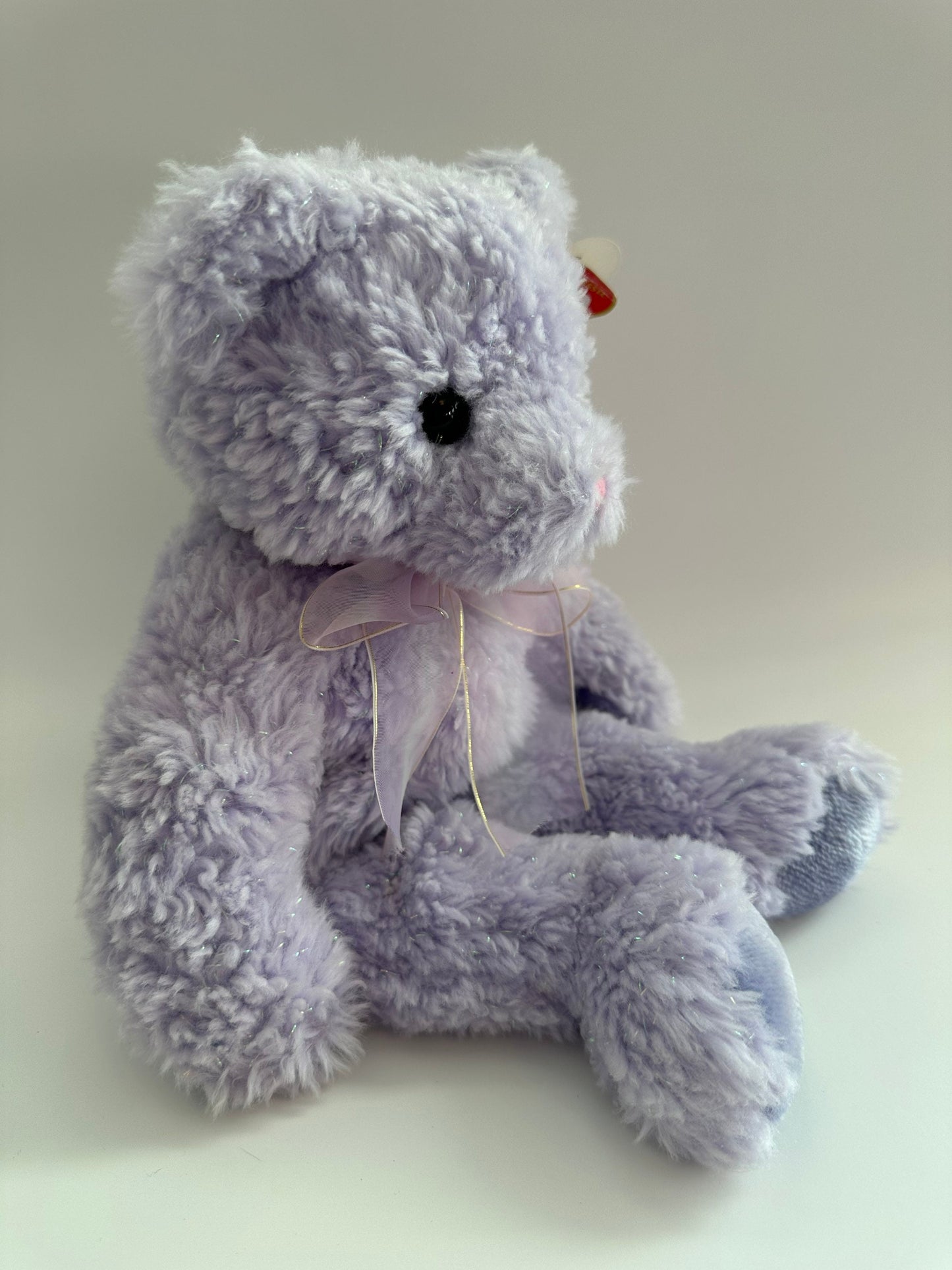 Ty Classics Collection “Lilac” the Purple Bear - Creased Tag (12 inch)