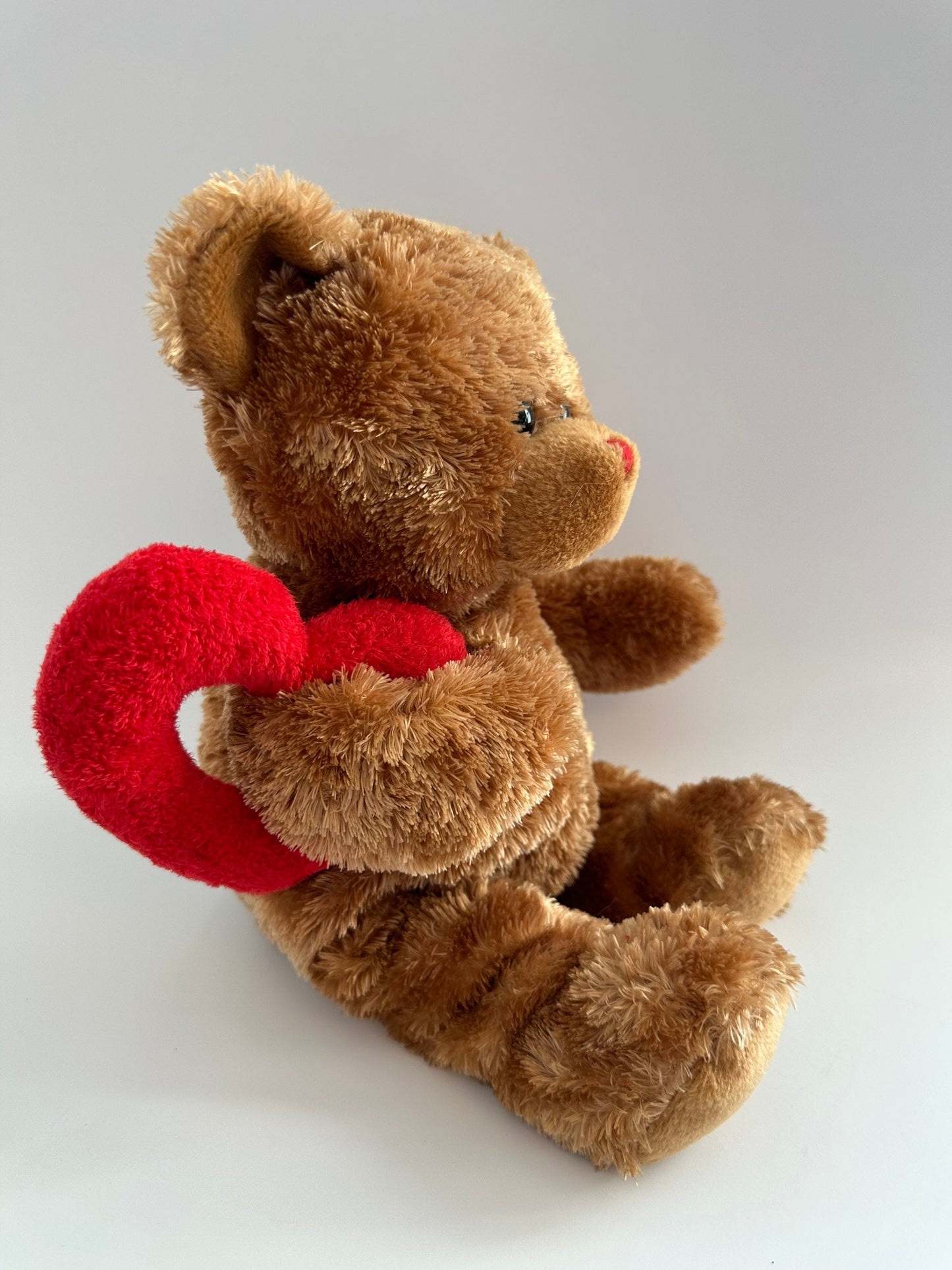 Ty Classics Collection “Everheart” the Teddy Bear Holding Red Heart (13 inch)