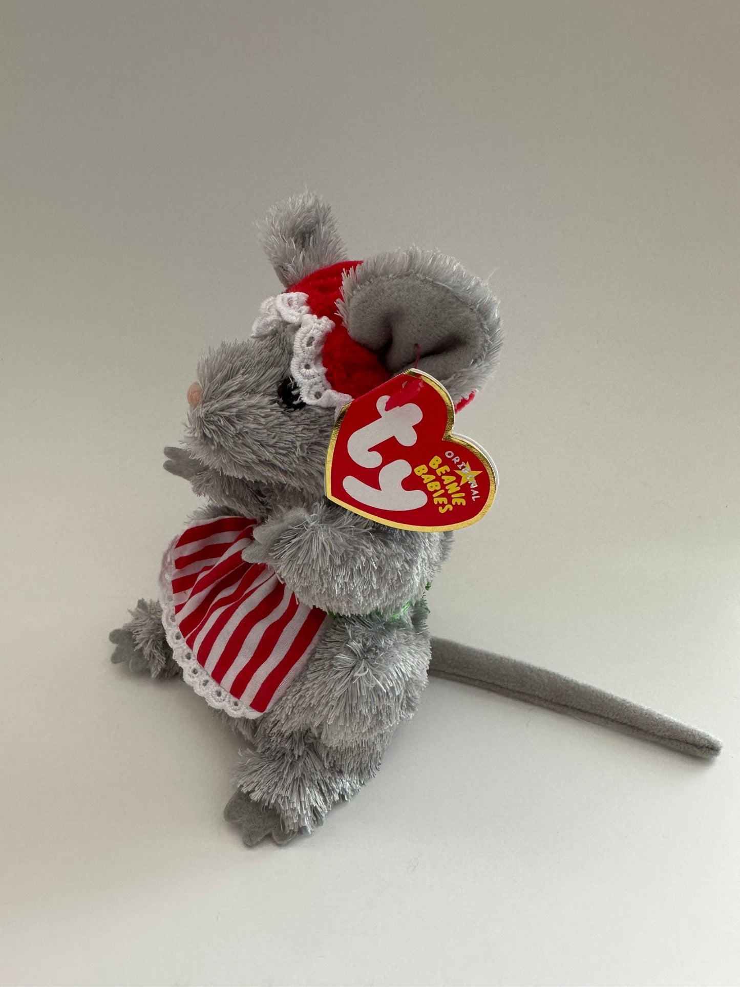 Ty Beanie Baby “Janglemouse” the Holiday Mouse (6.5 inch)