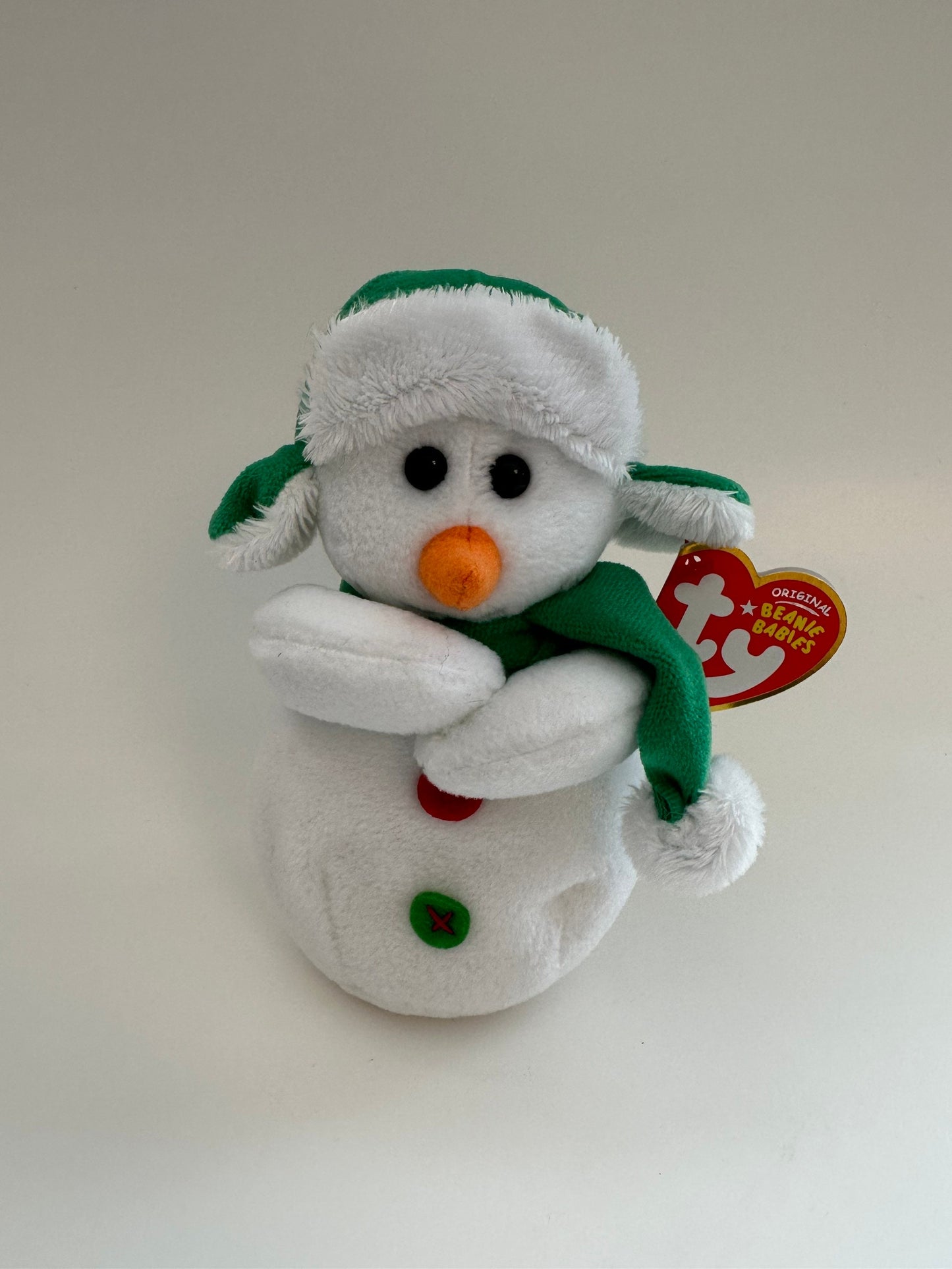 Ty Beanie Baby “Mr. Snow” and “Ms. Snow” the Snowman and Snowwoman Couple (6 inch)