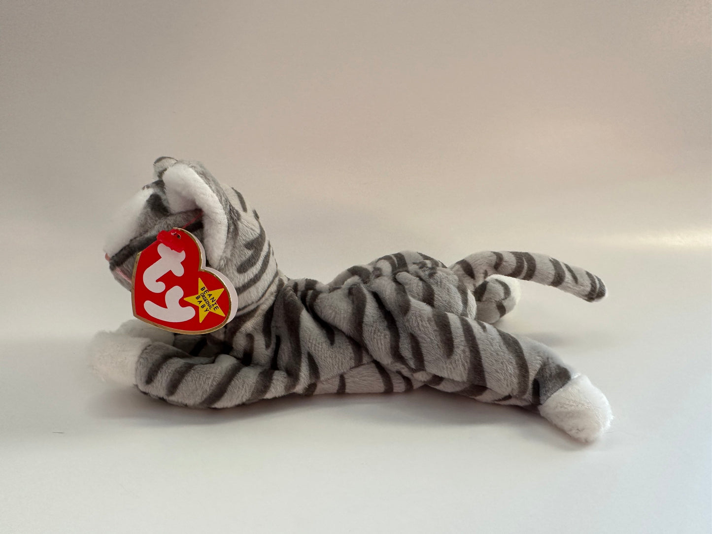 Ty Beanie Baby “Prance” the Tabby Cat! (8 inch)