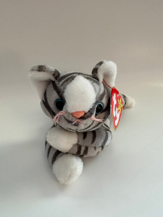 Ty Beanie Baby “Prance” the Tabby Cat! (8 inch)