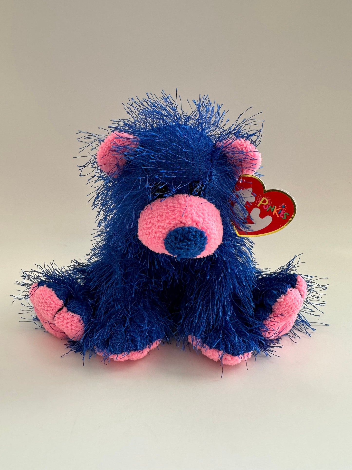 Ty Punkie “Zapp” the Blue Shaggy Bear! (7 inch)