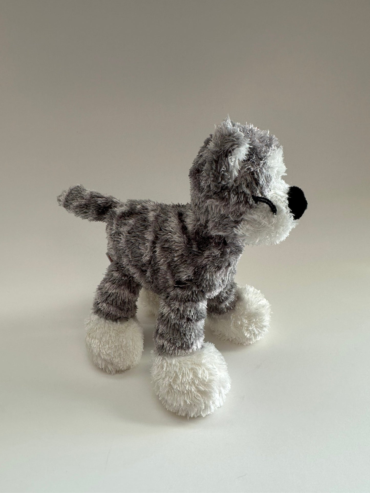 Ty Beanie Baby “Catsby” the Grey and White Cat  (7 inch)