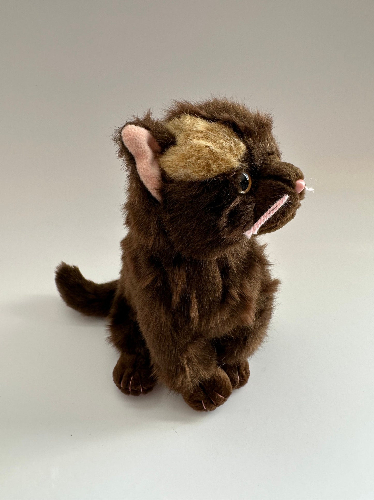 Ty Beanie Baby “Fiddler” the Dark Brown Cat - Beanie Baby of the Month (6 inch)