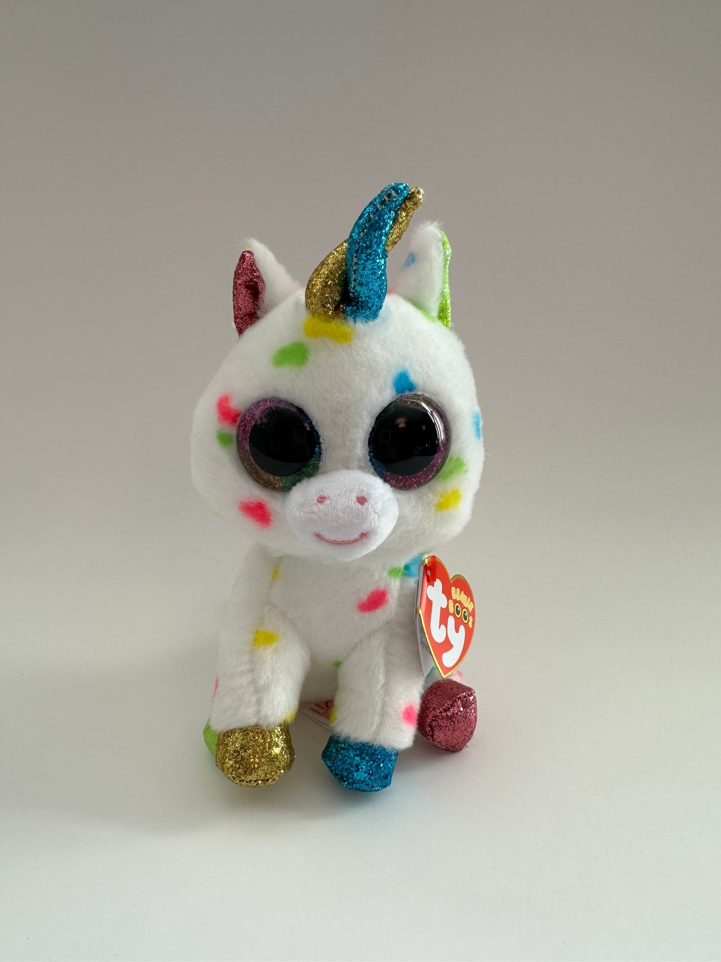 Ty Beanie Boo “Harmonie” the Polka Dotted Unicorn (6 inch)