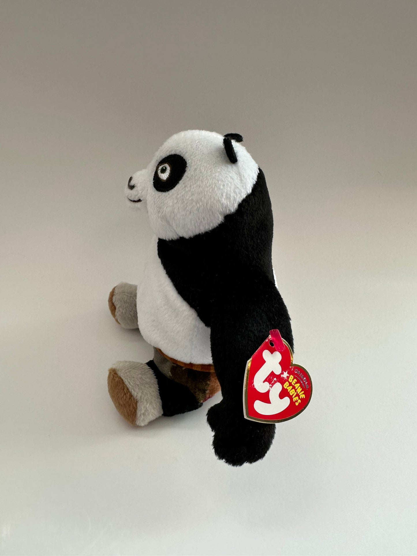 Ty Beanie Baby “Po” the Panda ie - DVD Exclusive, Kung Fu Panda - Non Mint Tag! (6 inch)