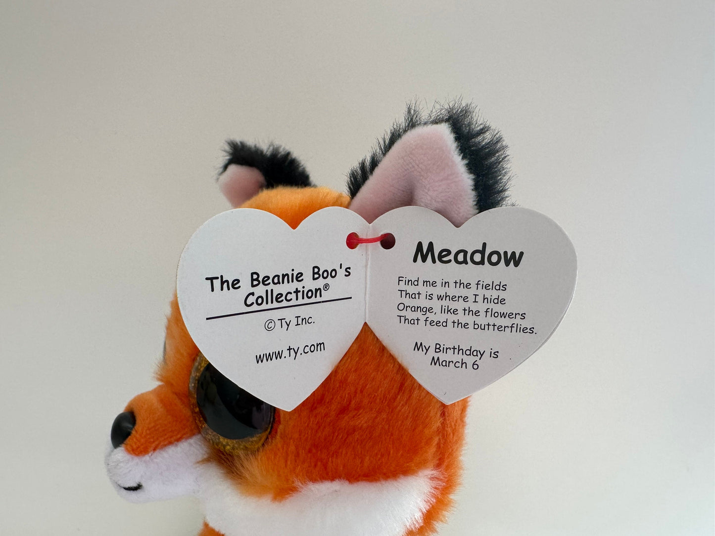 Ty Beanie Boo “Meadow” the Fox (6 inch)