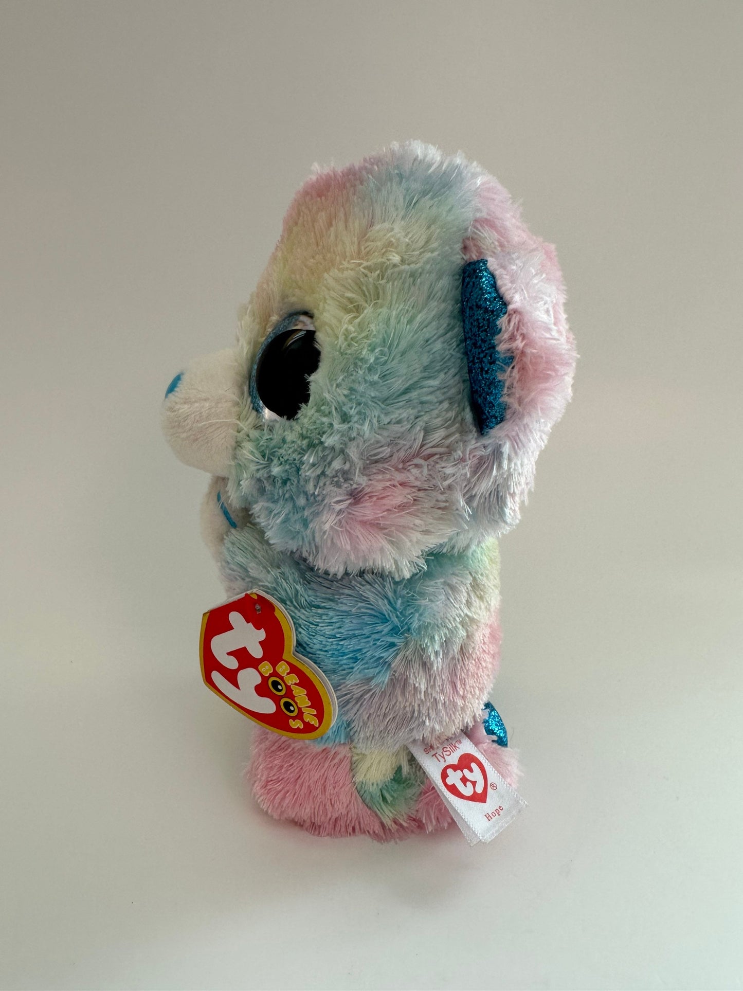 Ty Beanie Boo “Hope” the Praying Tie-Dye Bear - United Way Charity Exclusive (6 inch)