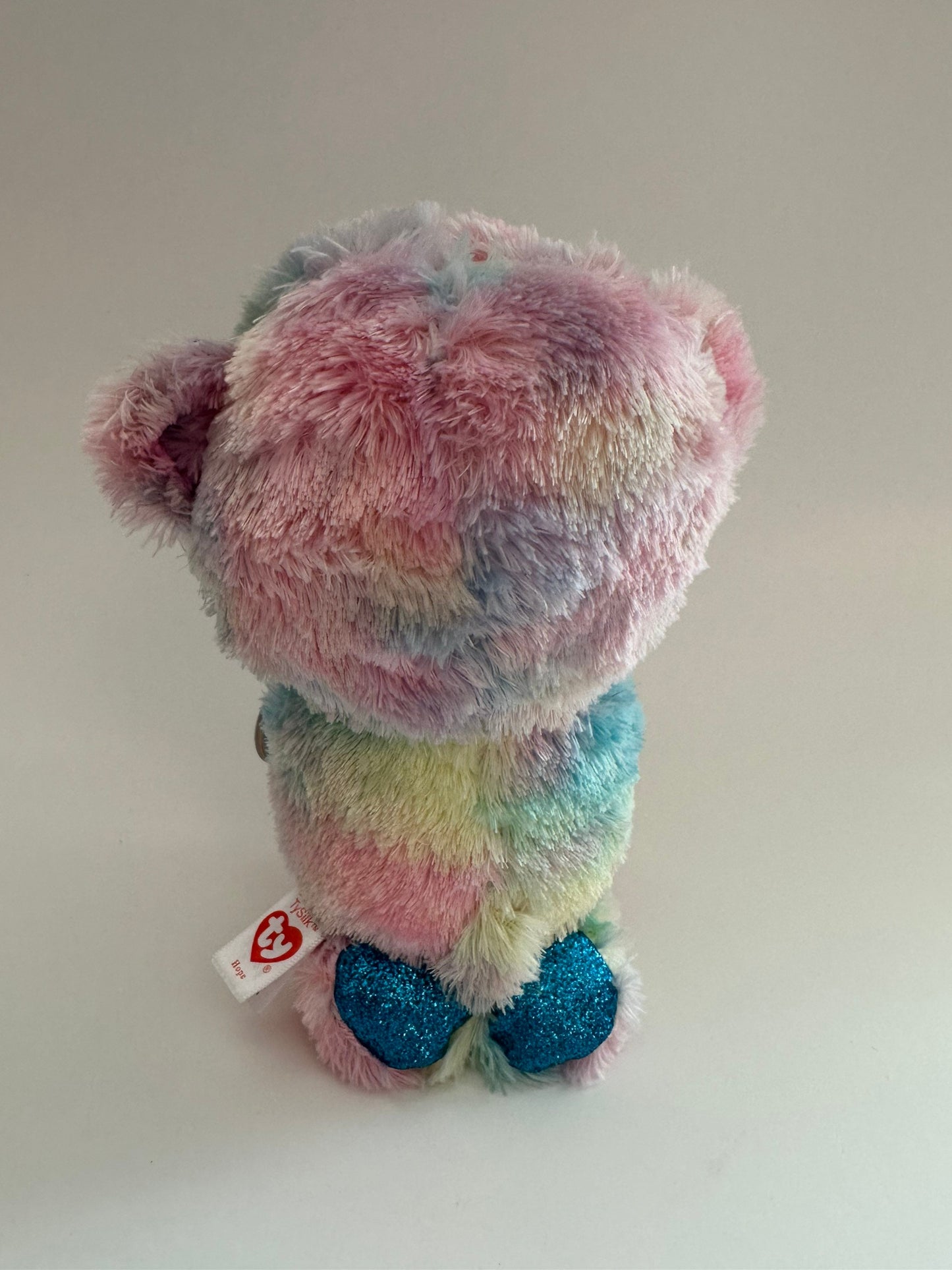 Ty Beanie Boo “Hope” the Praying Tie-Dye Bear - United Way Charity Exclusive (6 inch)