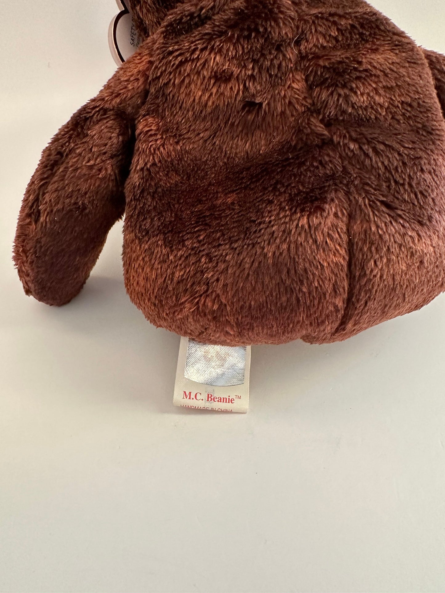 Ty Beanie Baby “M.C. Beanie” the MasterCard Bear- Credit Card Exclusive (8.5 inch)