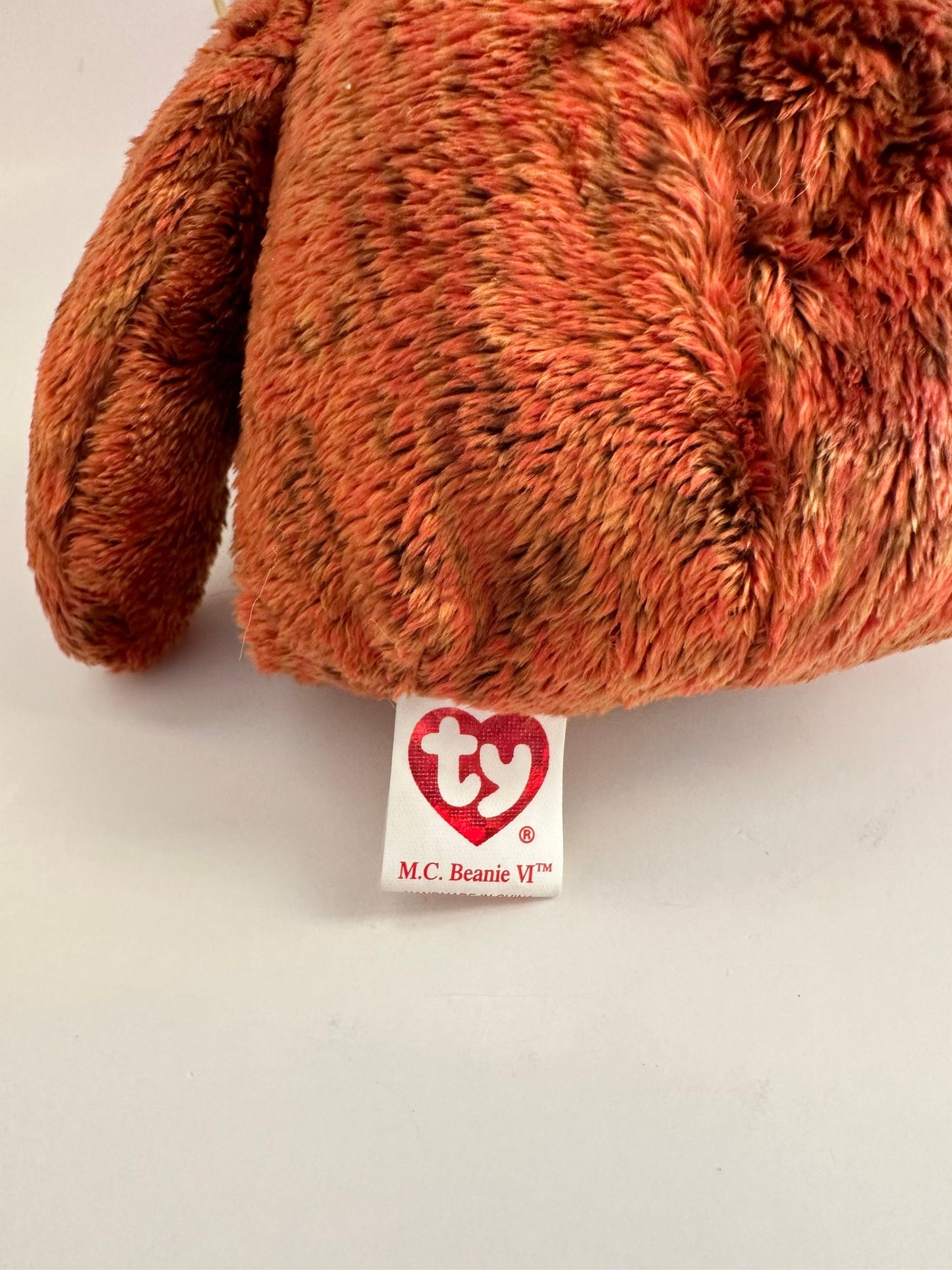 Ty Beanie Baby “M.C. Beanie VI”” the MasterCard Bear- Credit Card Exclusive (8.5 inch)