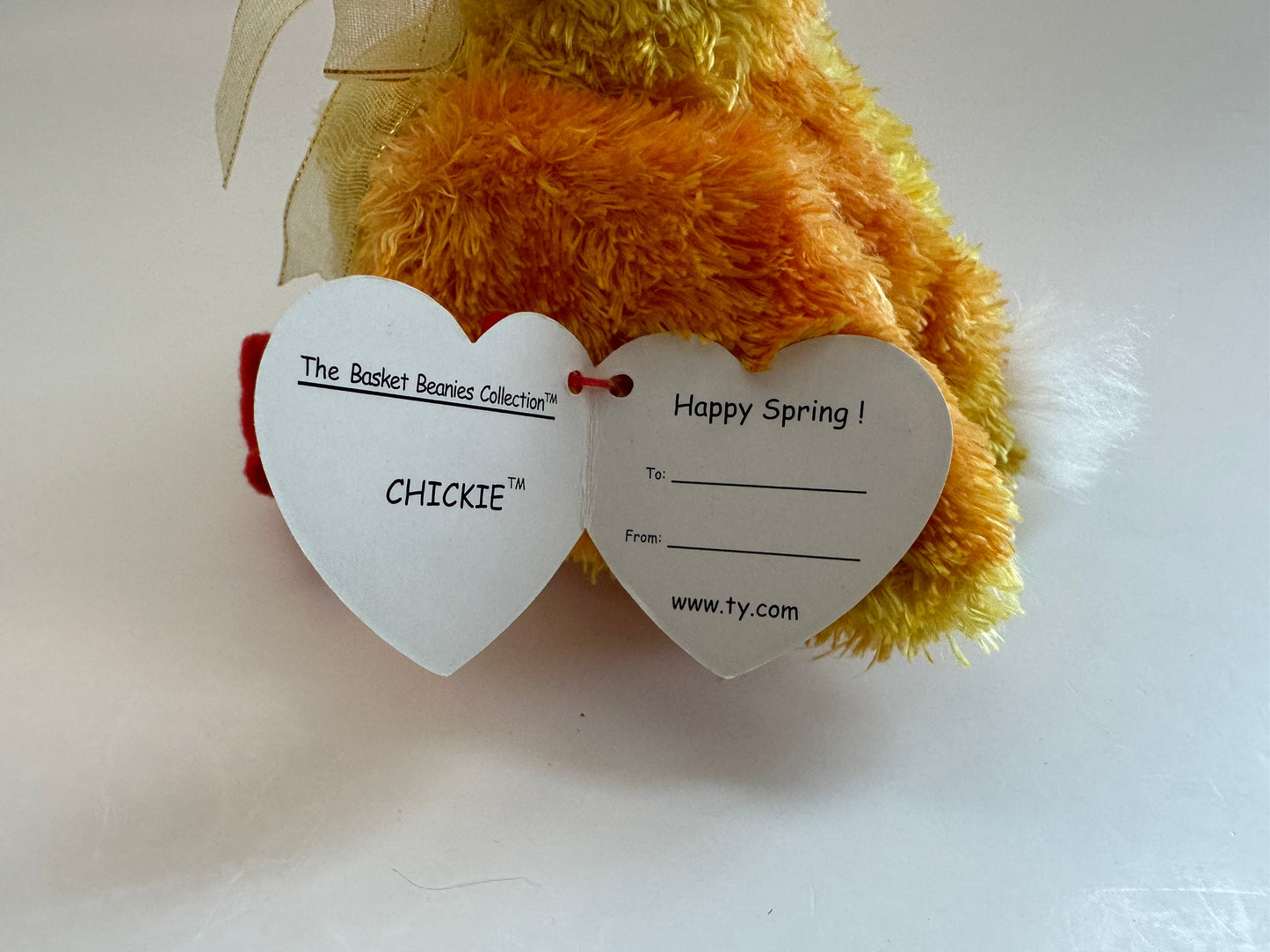 Ty Basket Beanie “Chickie” the Chick (4 inch)