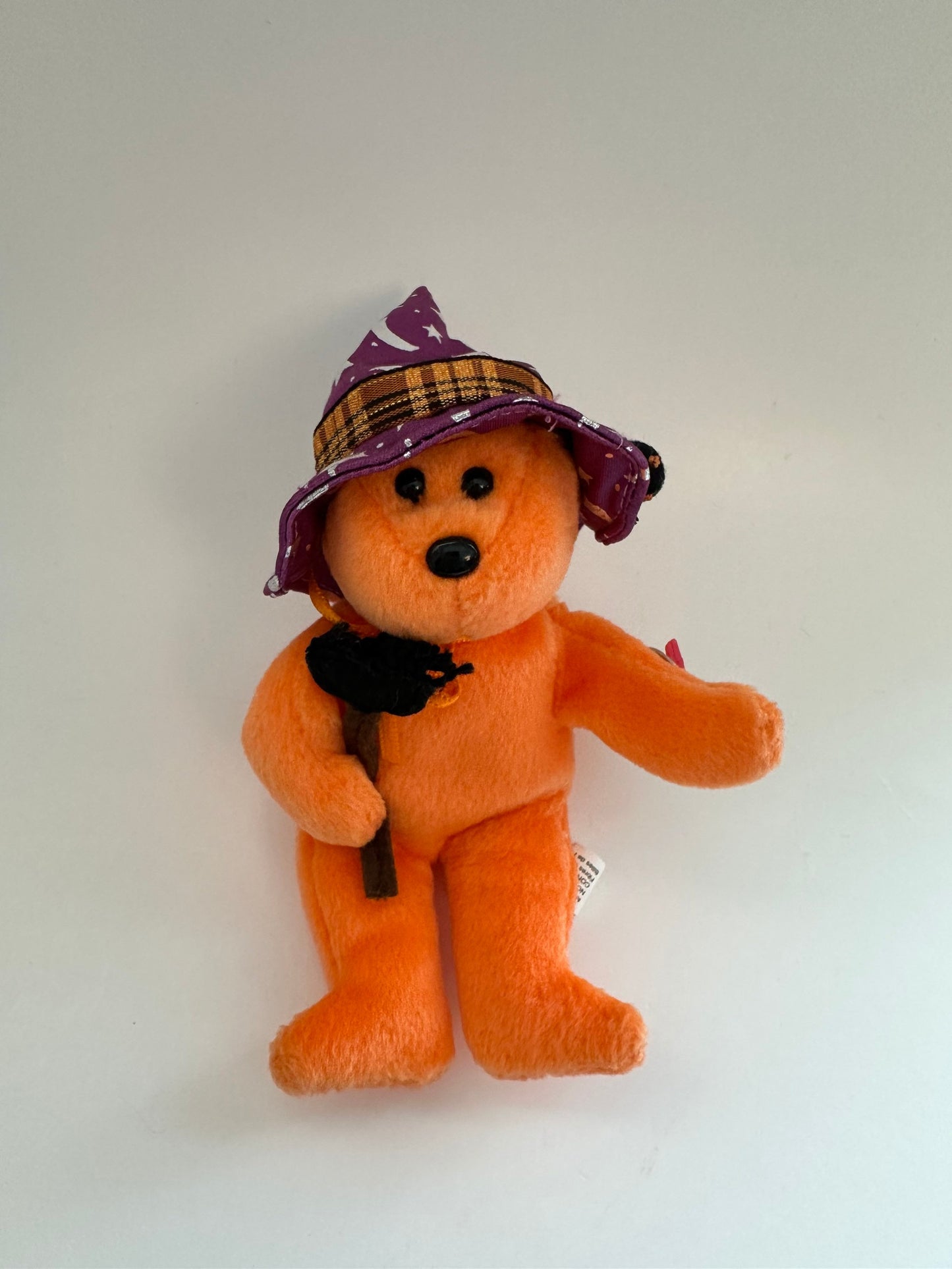 Ty Halloweenie Beanie “Pocus” the Halloween Bear - Teenie Beanie! (4 inch)