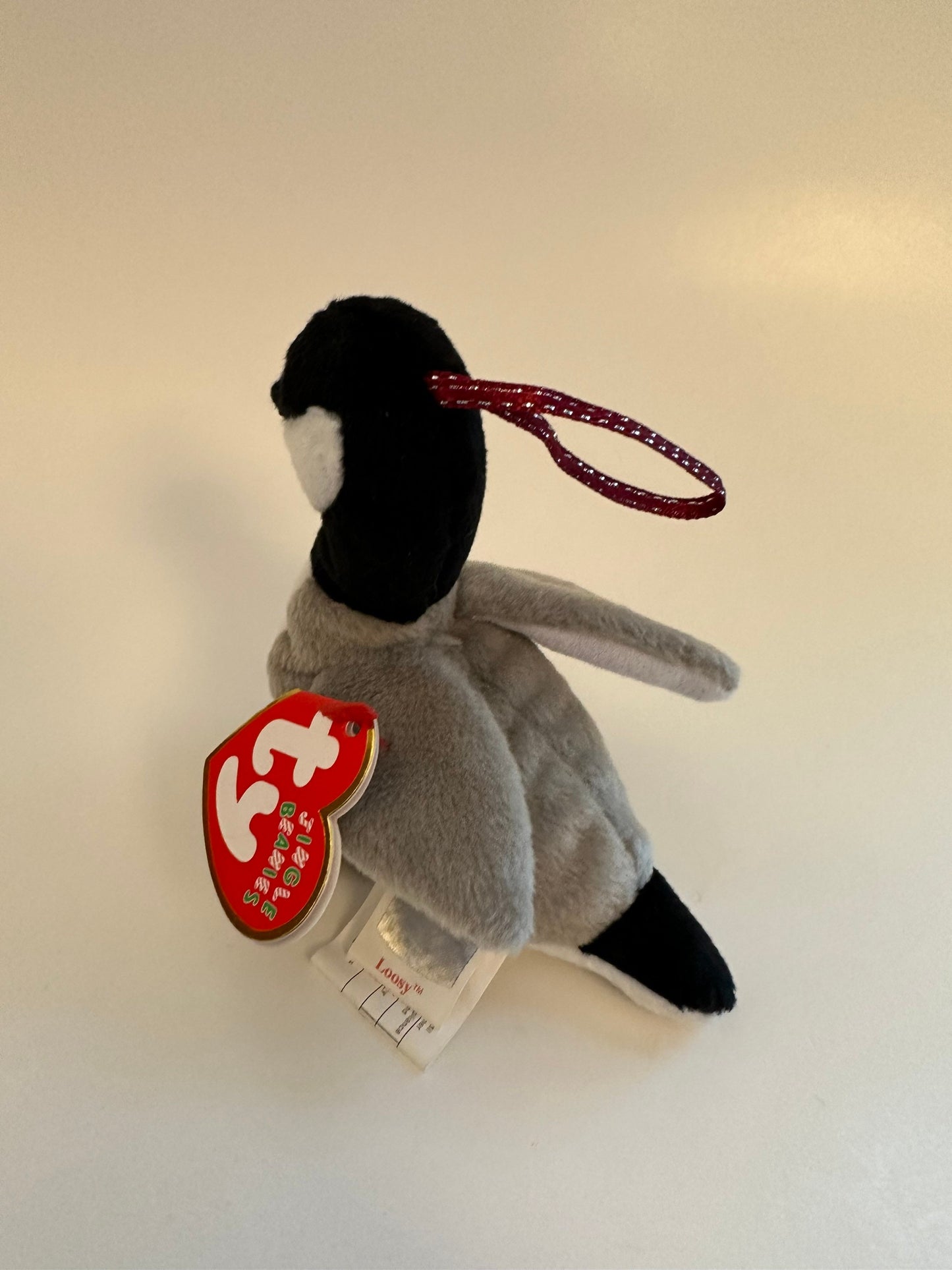 Ty Jingle Beanie “Loosy” the Goose - Tree Ornament! (4 inch)