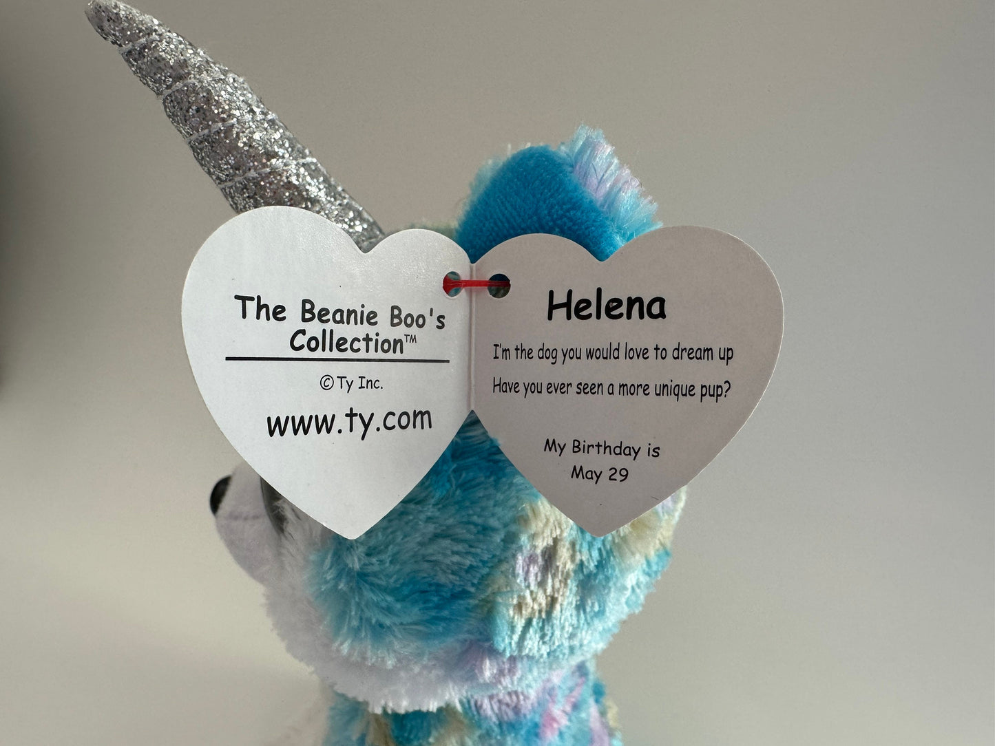 Ty Beanie Boo “Helena” the Unicorn Husky (6 inch)