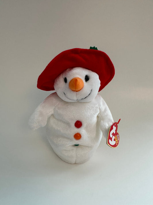 Ty Beanie Baby “Chillin” the Snowman! (7 inch)