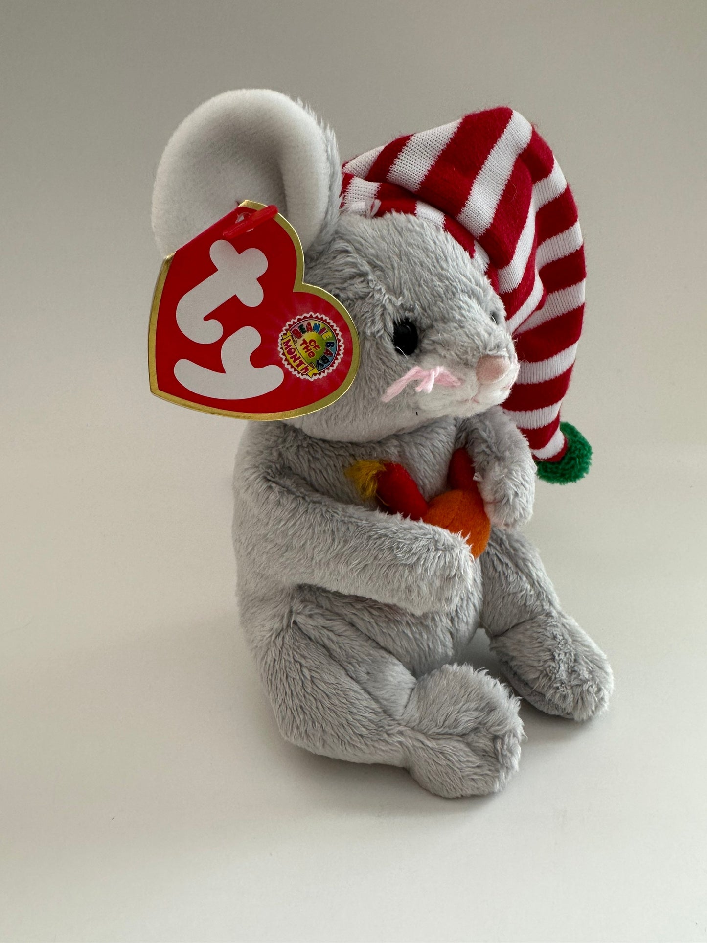 Ty Beanie Baby “Flicker” the Holiday Mouse - Beanie Baby of the Month (6.5 inch)