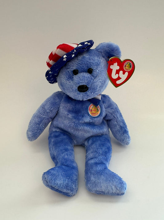 Ty Beanie Baby “Founders” the Patriotic Bear - Beanie Baby of the Month (8.5 inch)