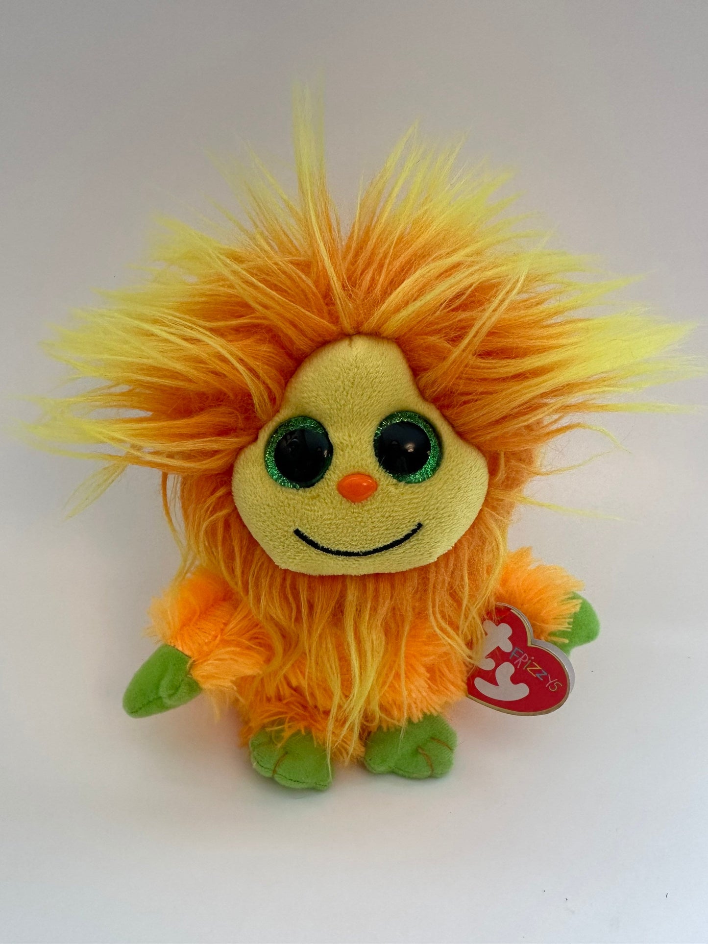 Ty Frizzys Collection “Tang” the Big Eyed Orange Monster (8 inch)