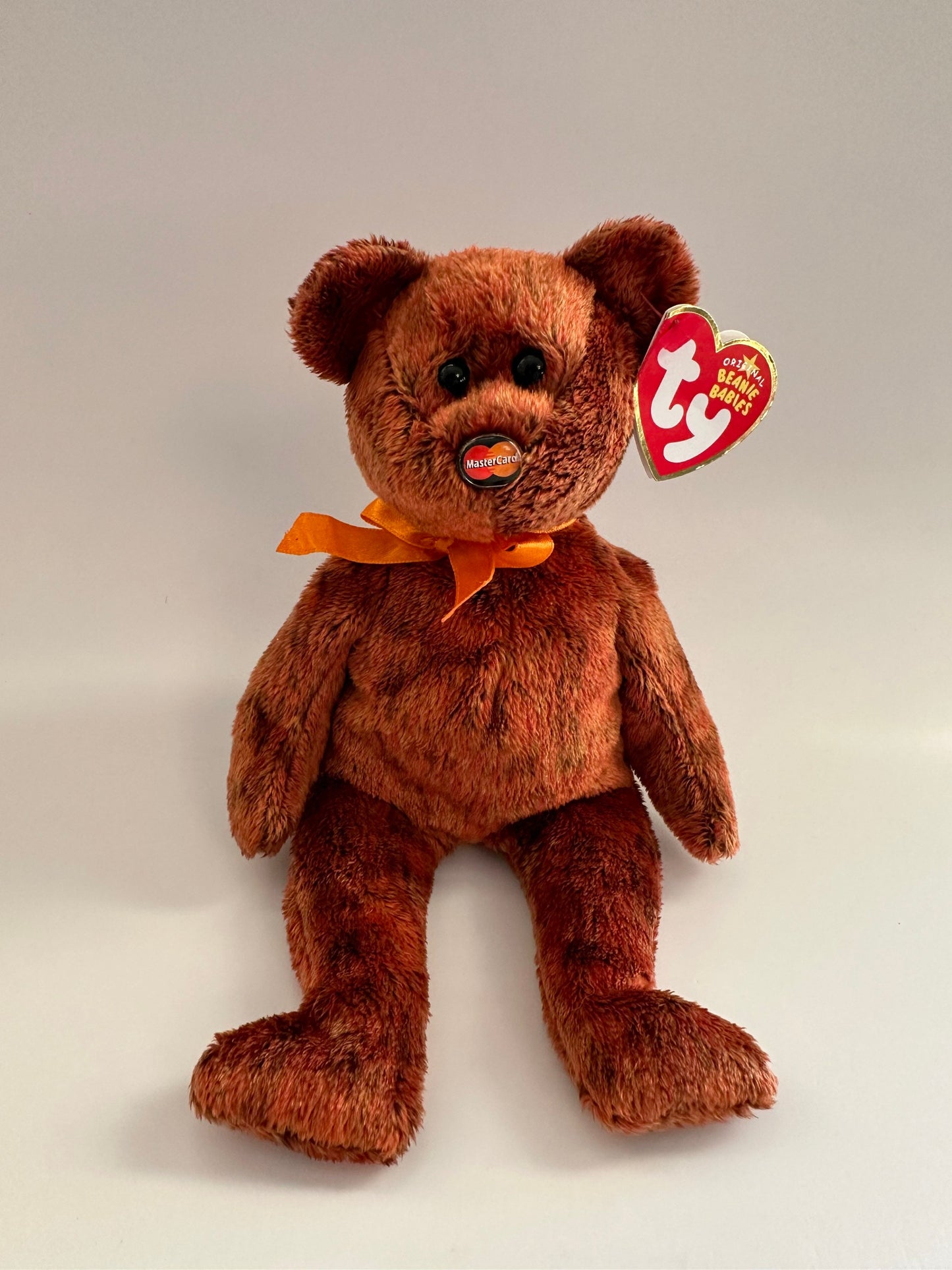 Ty Beanie Baby “M.C. Beanie VI”” the MasterCard Bear- Credit Card Exclusive (8.5 inch)