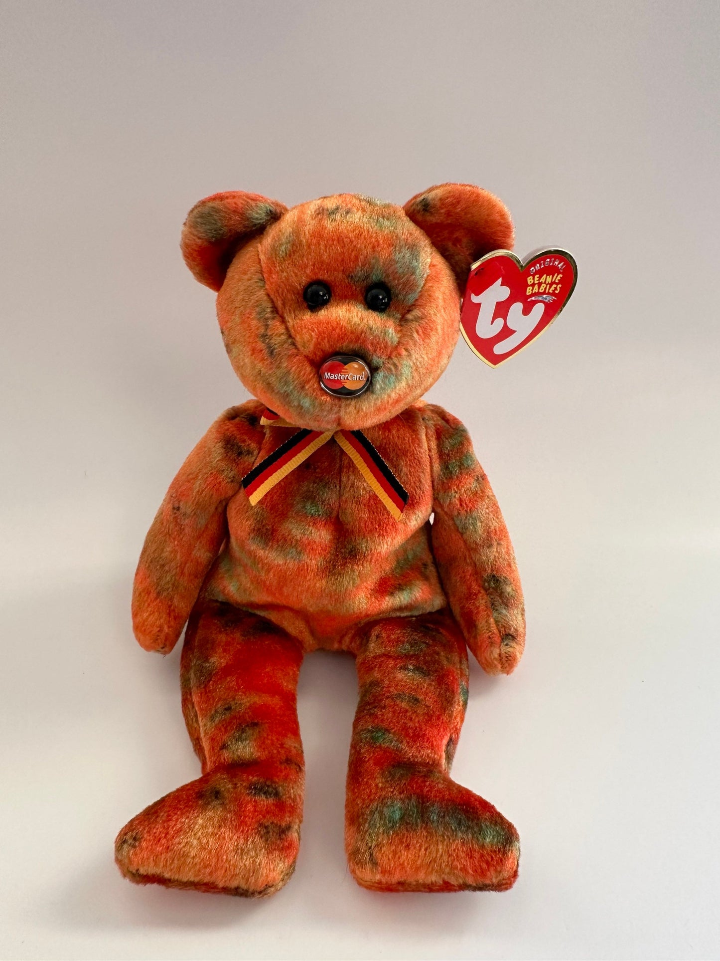 Ty Beanie Baby “M.C. Beanie IV” the MasterCard Bear- Credit Card Exclusive (8.5 inch)